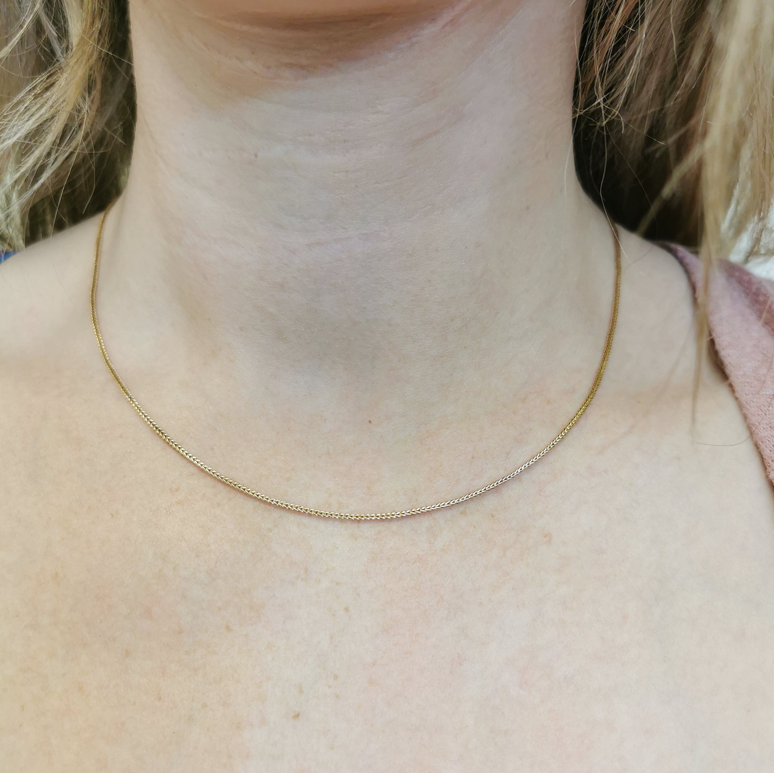 10k Yellow Gold Wheat Chain | 16" |