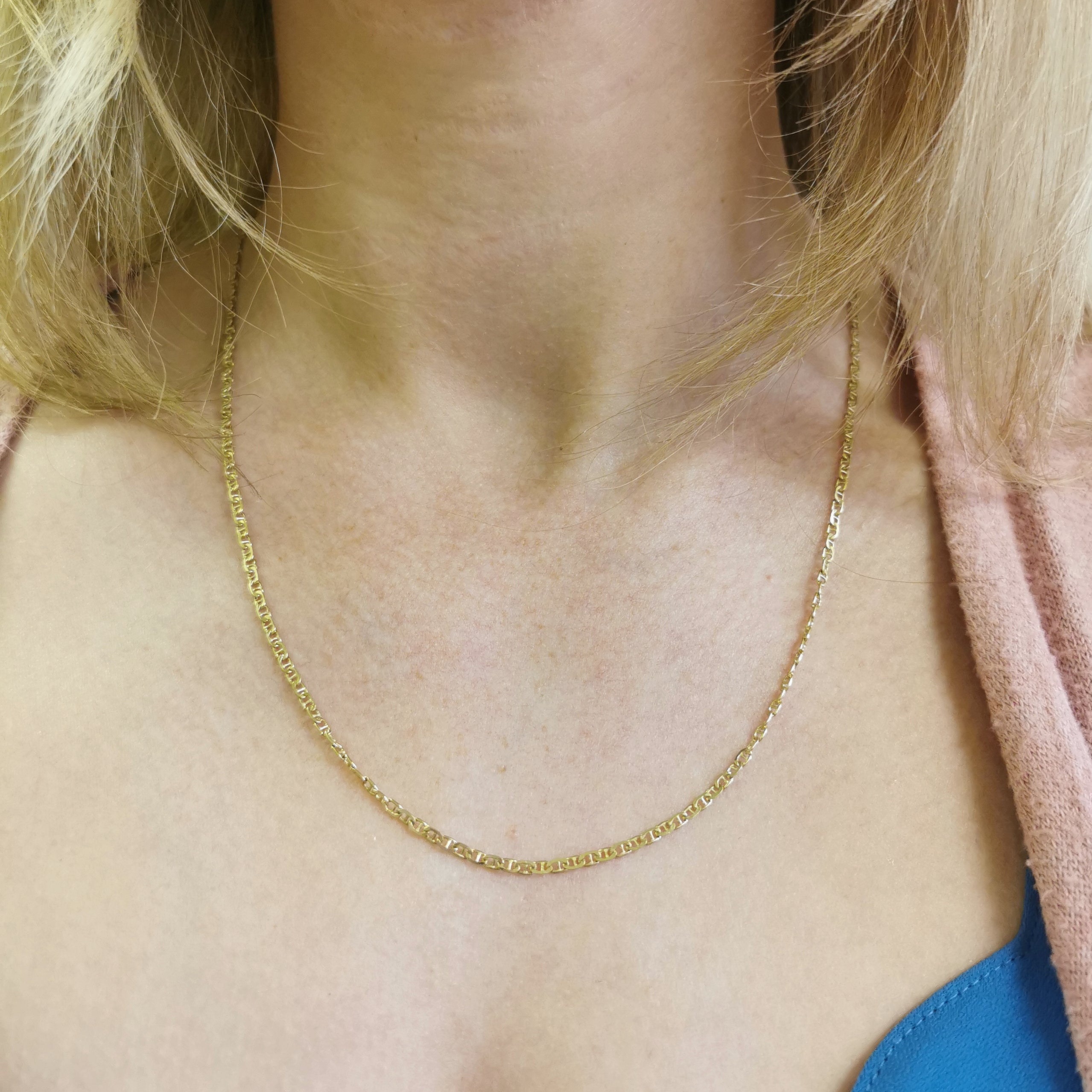 14k Yellow Gold Anchor Chain | 20" |