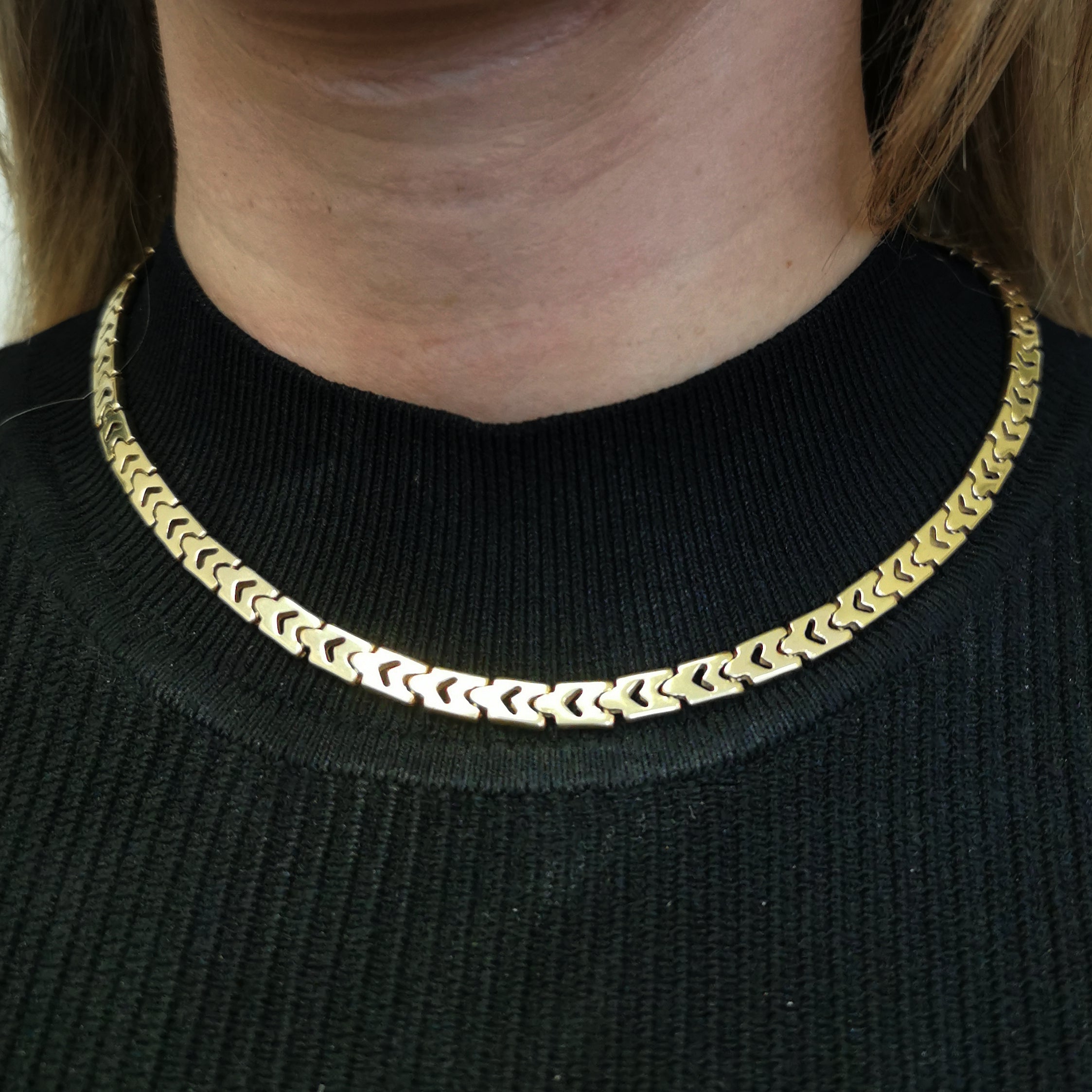 14k Yellow Gold Fancy Link Chain | 16" |