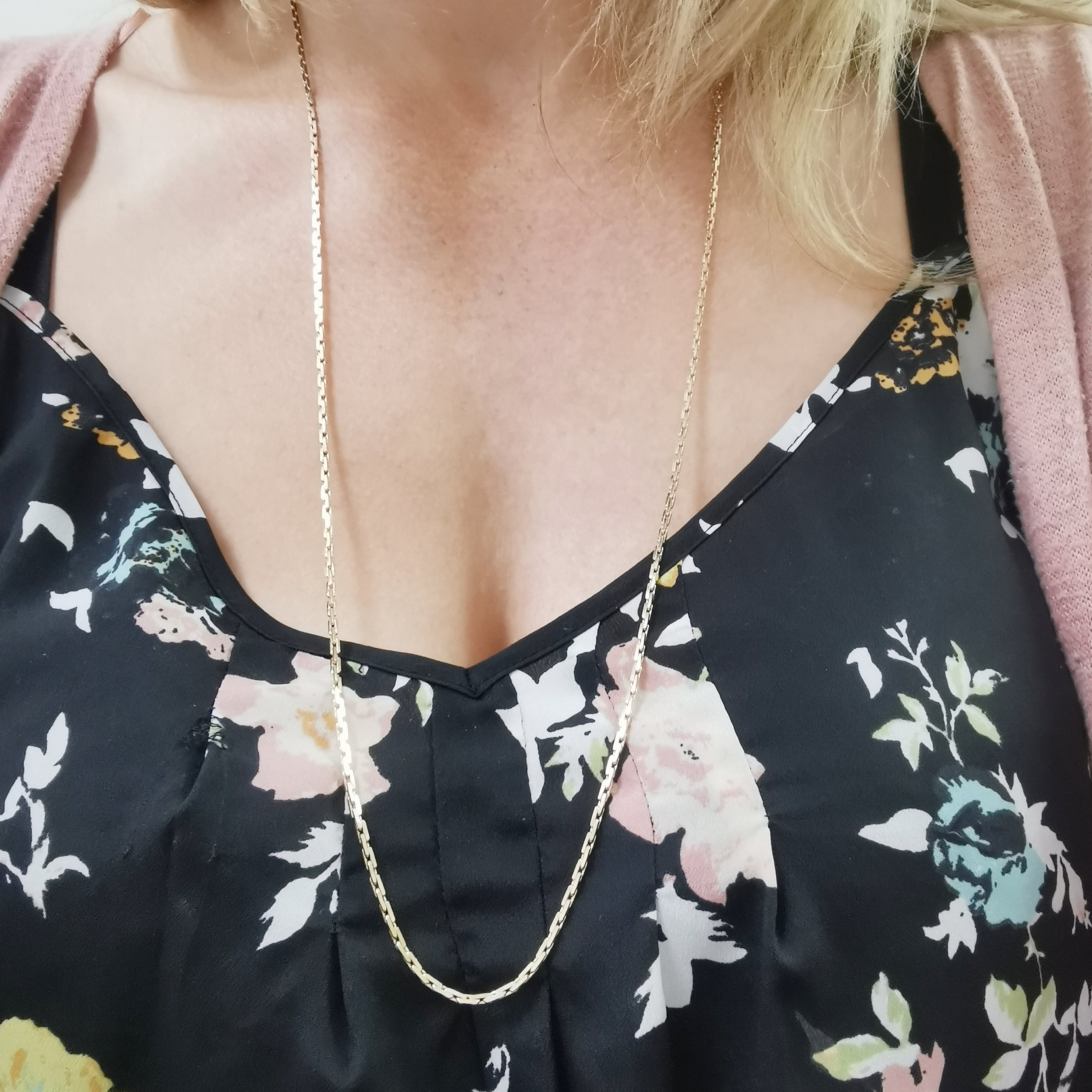 14k Yellow Gold Cable Chain | 30" |