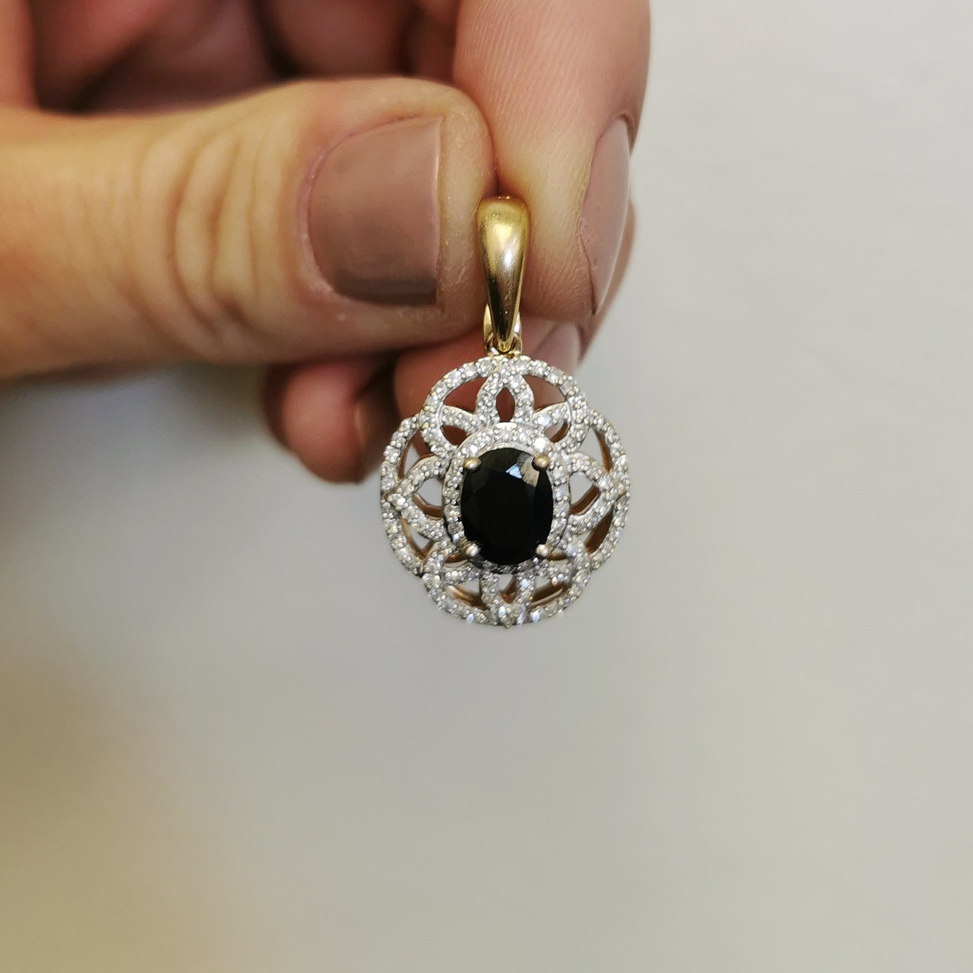 Michael Hill' Blue Sapphire & Diamond Pendant | 1.50ct, 0.50ctw |