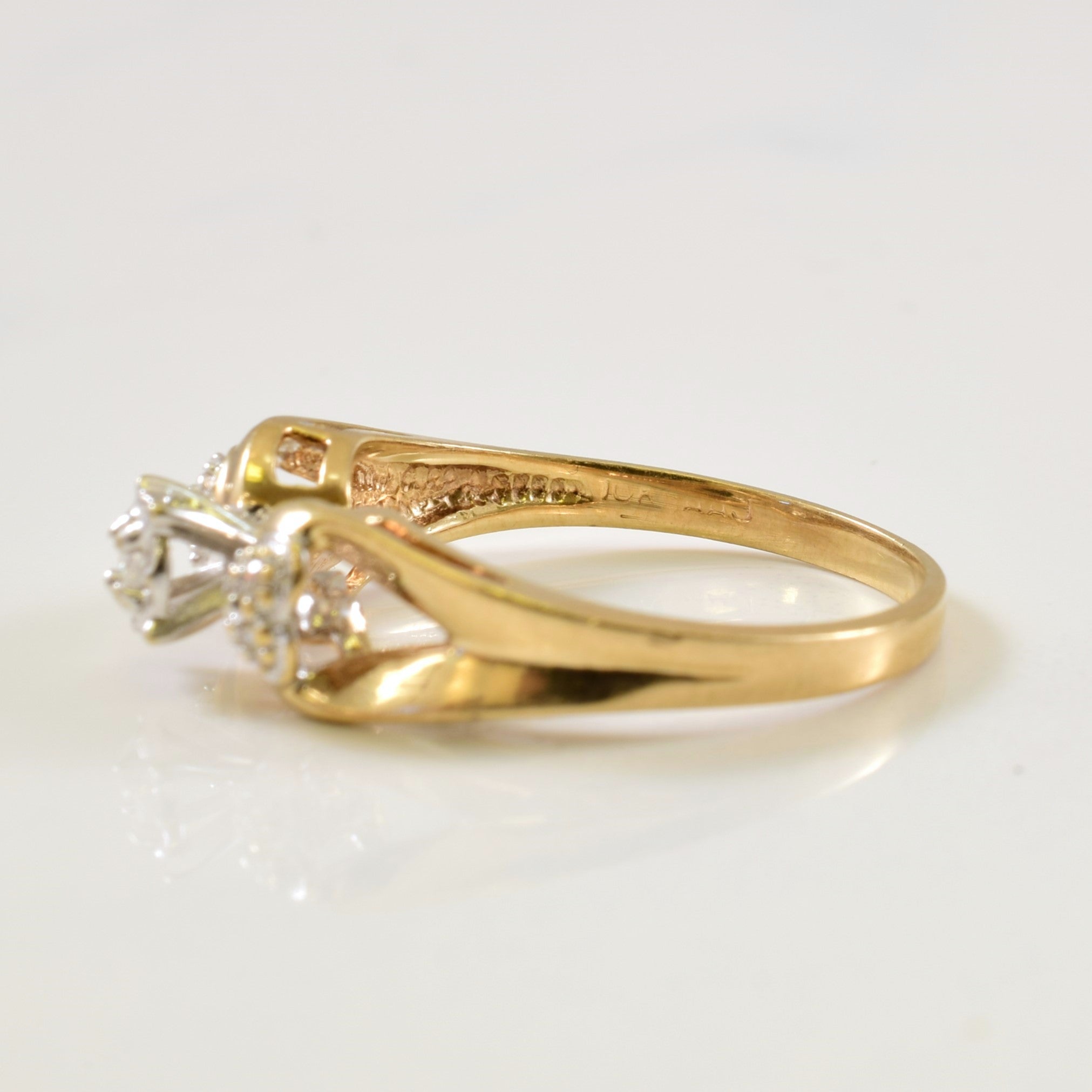 Diamond Cluster Set Ring | 0.05ctw | SZ 7.5 |