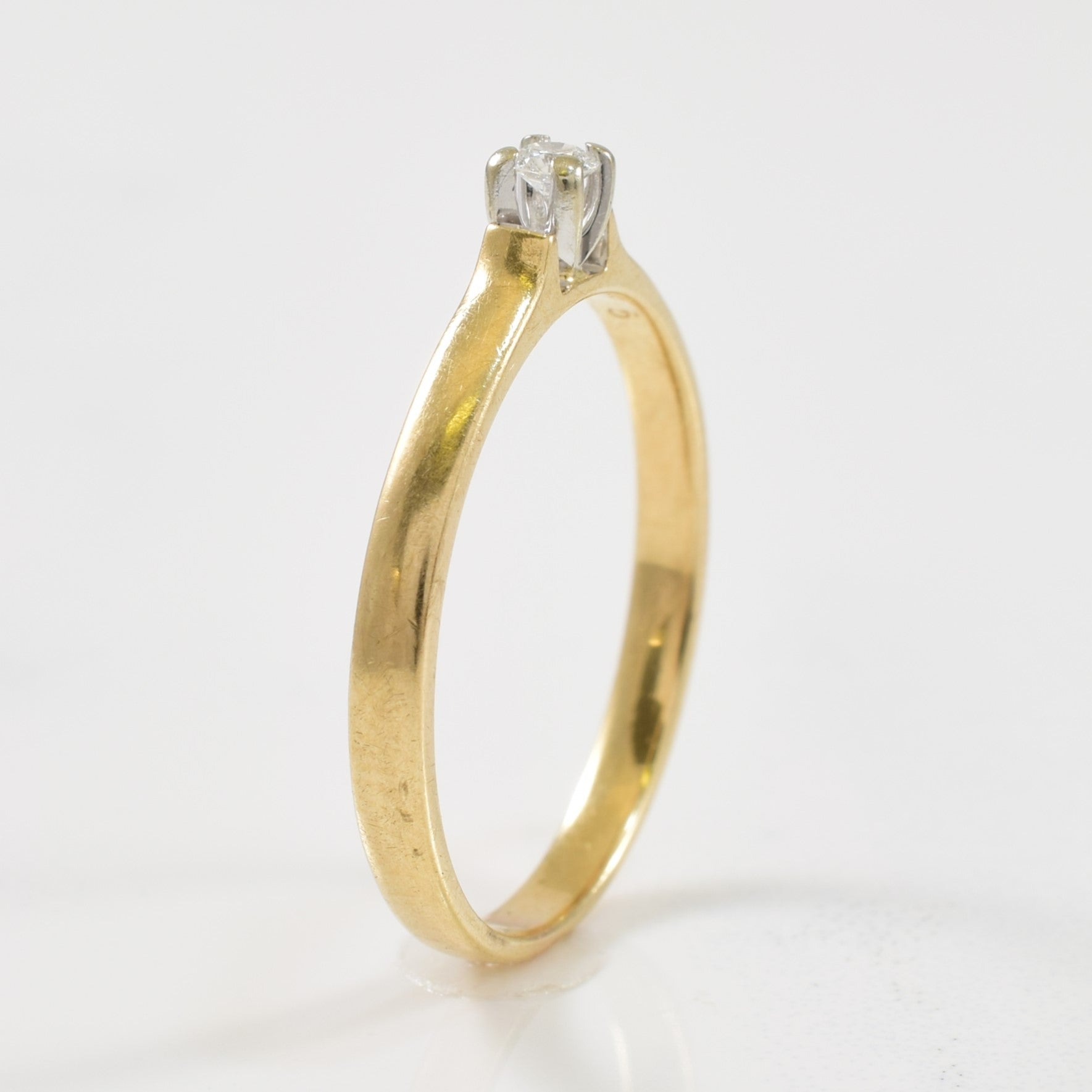 Solitaire Diamond Ring | 0.05ct | SZ 6.75 |