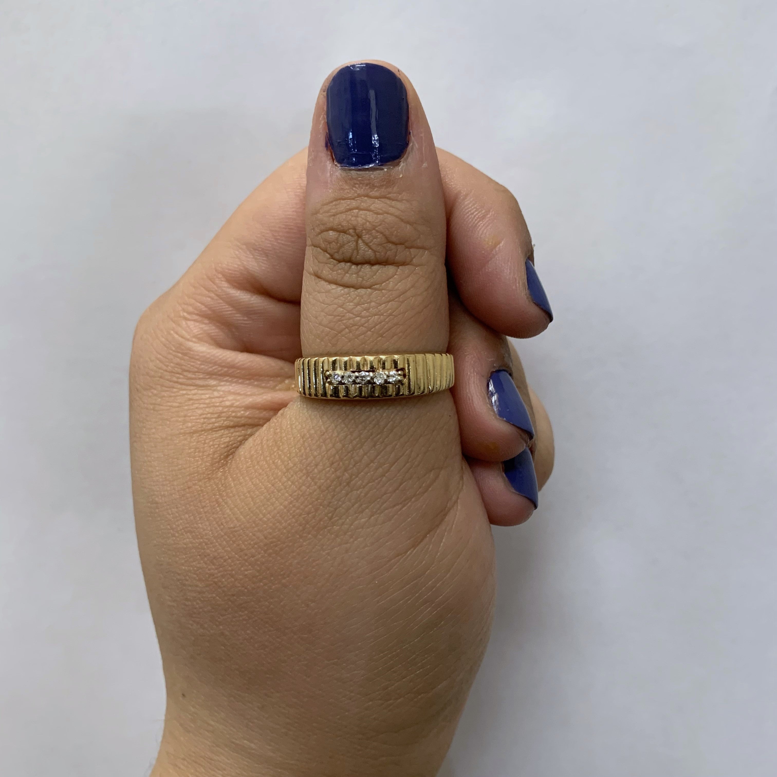 Channel Set Diamond Ring | 0.10ctw | SZ 11.75 |