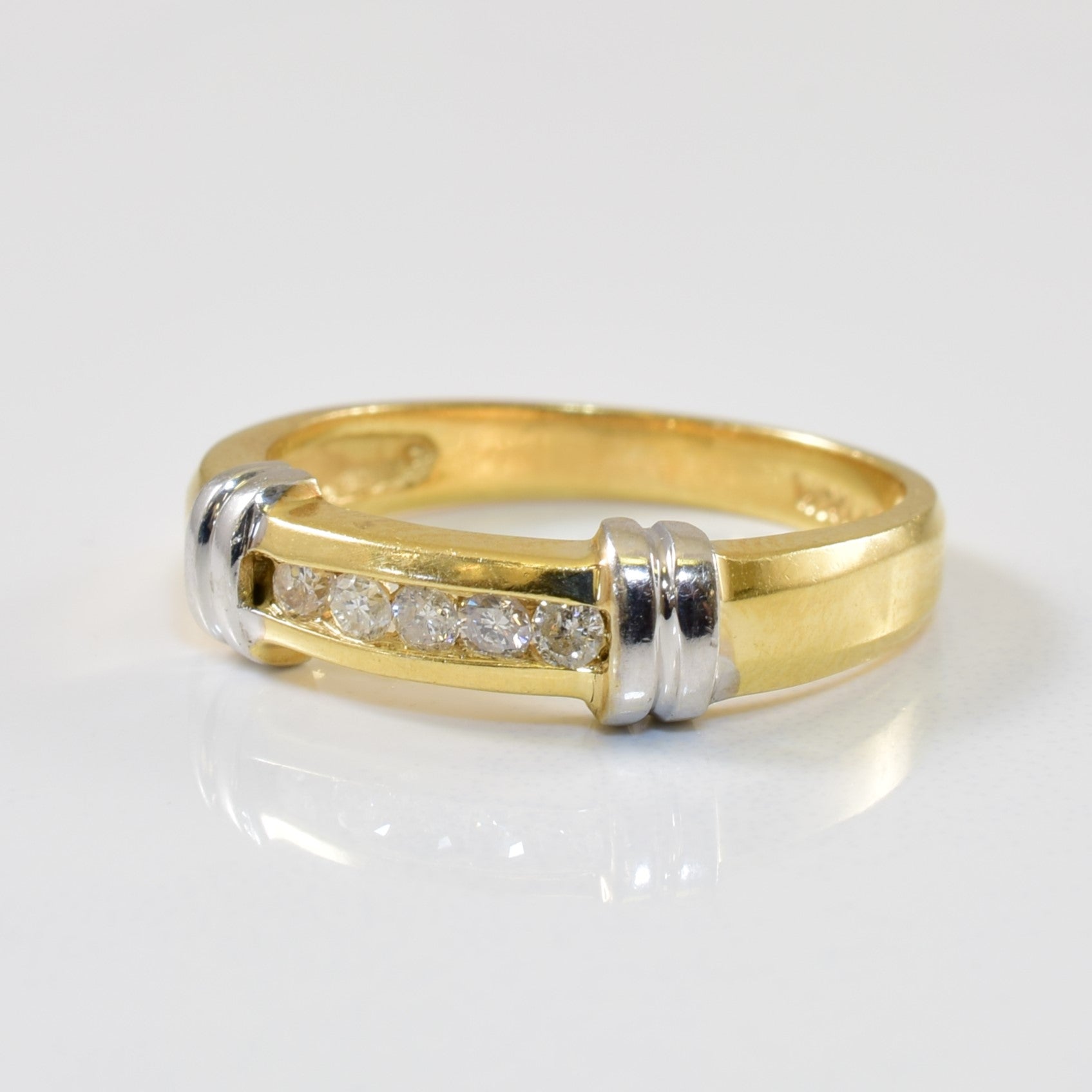 Channel Set Diamond Ring | 0.12ctw | SZ 6.25 |