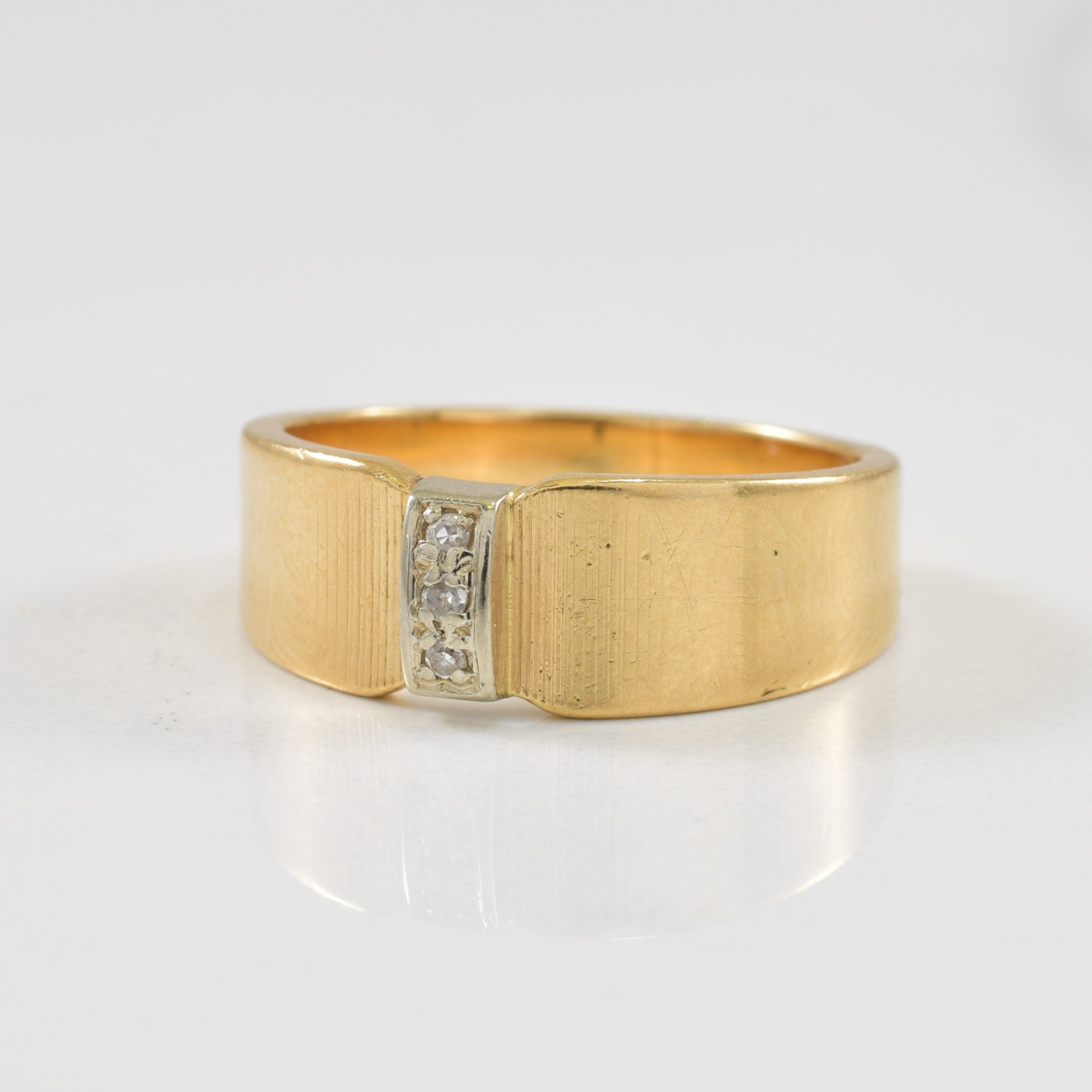 Three Stone Diamond Ring | 0.02ctw | SZ 5.75 |