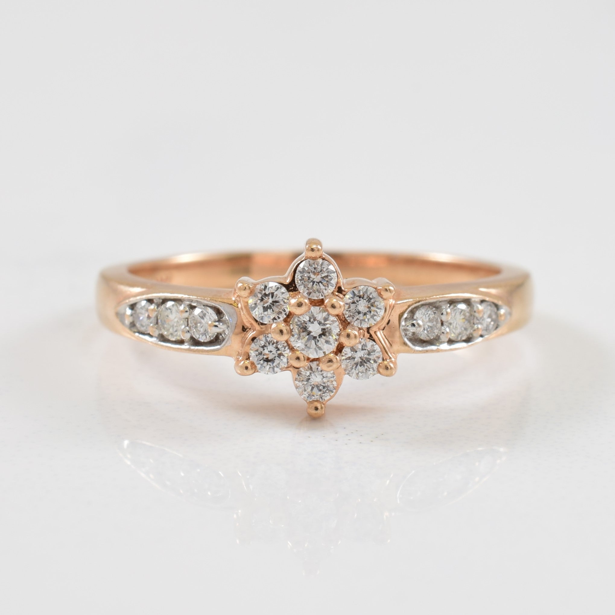 Diamond Cluster Ring | 0.25ctw | SZ 6.5 |