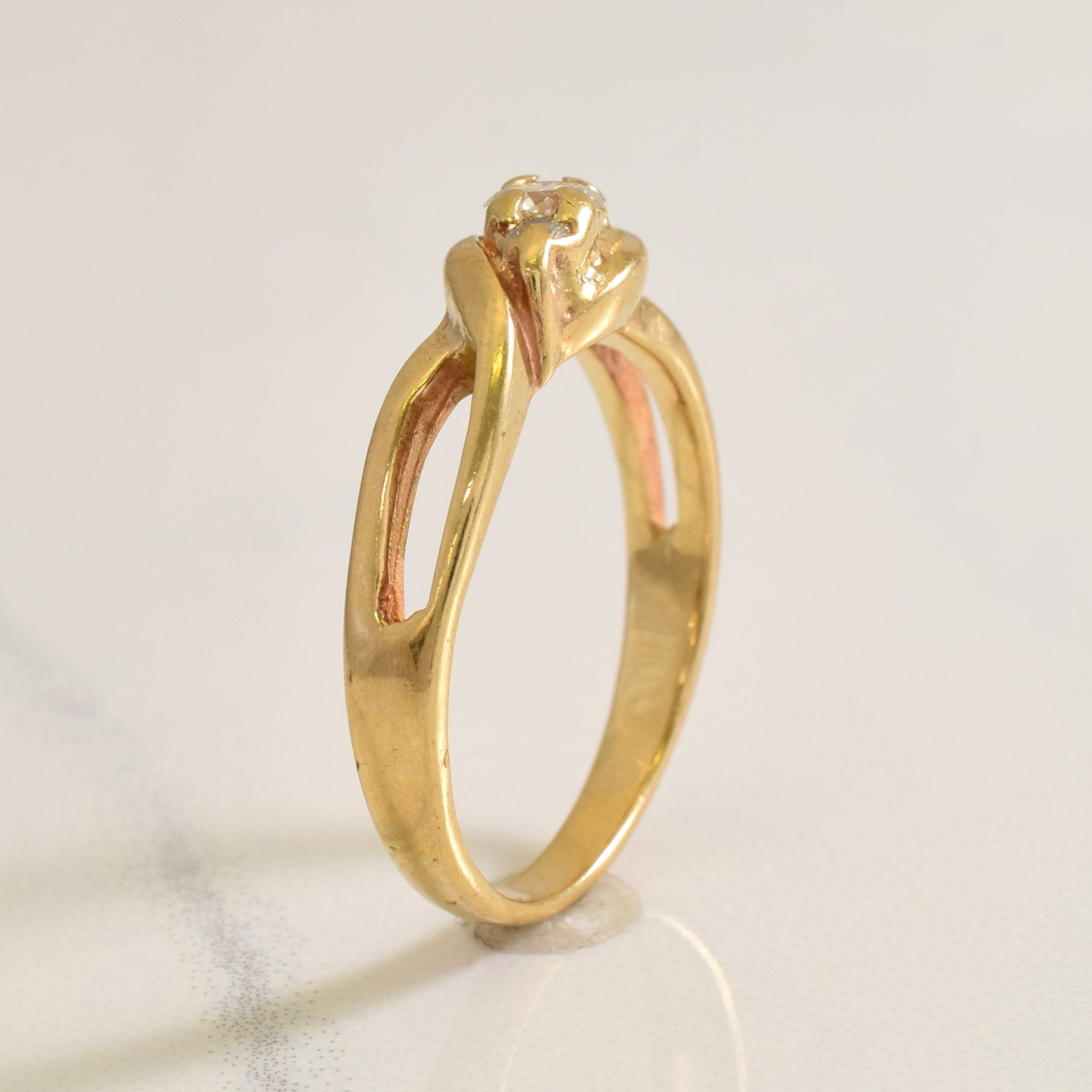 Diamond Bypass Ring | 0.21ctw | SZ 6.75 |
