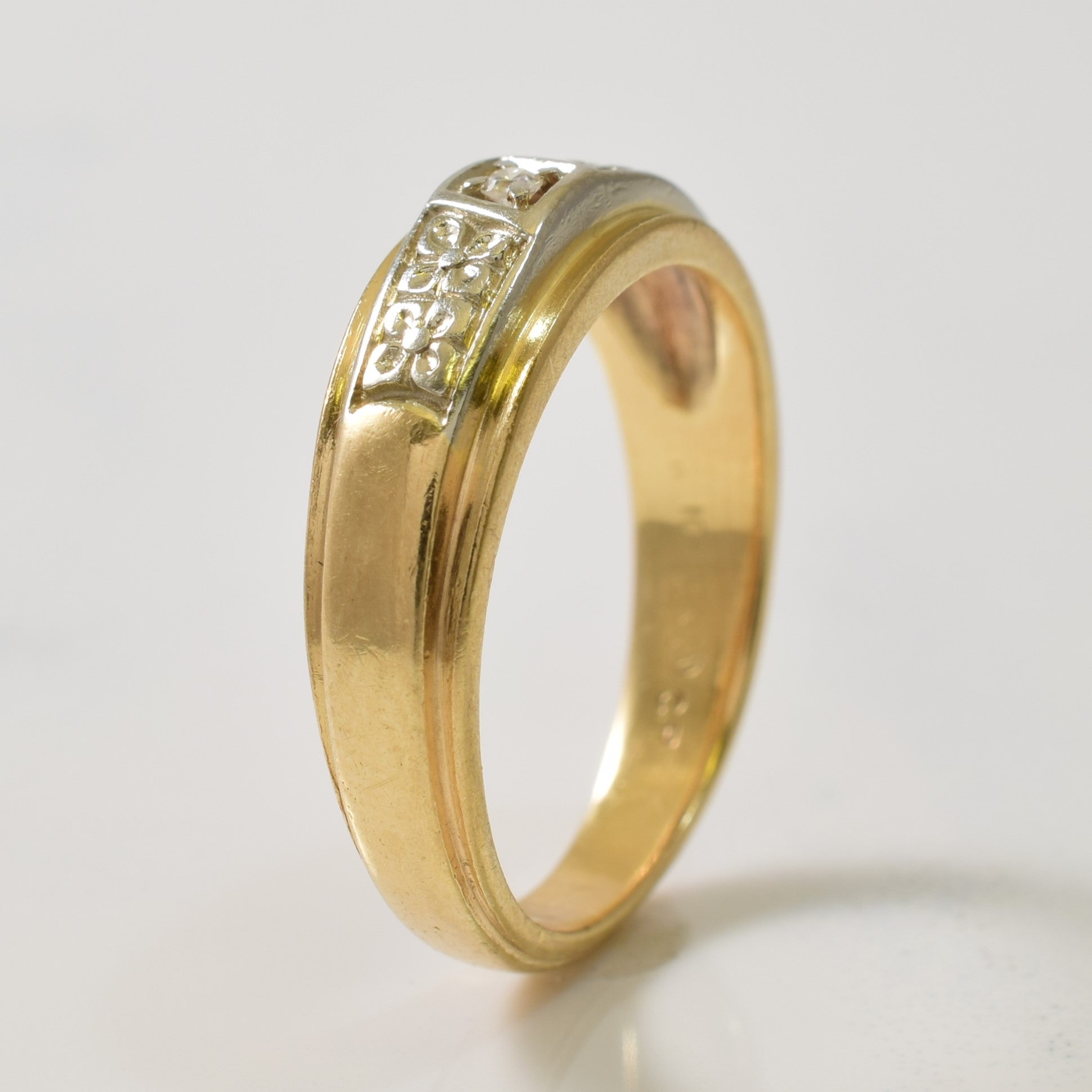 Bague en diamant unique | 0,02 ct | Taille 7 |