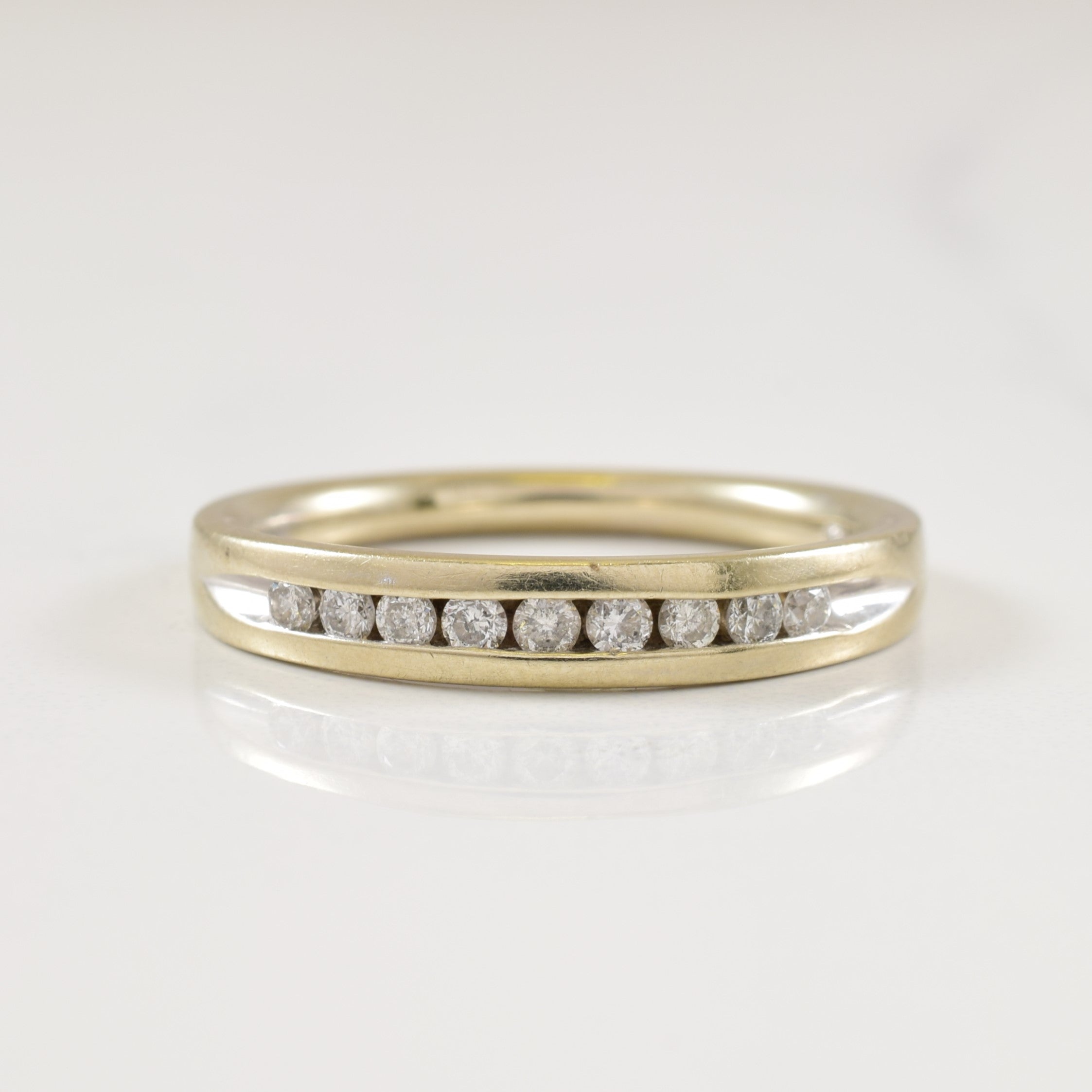 Channel Set Diamond Ring | 0.18ctw | SZ 8.5 |