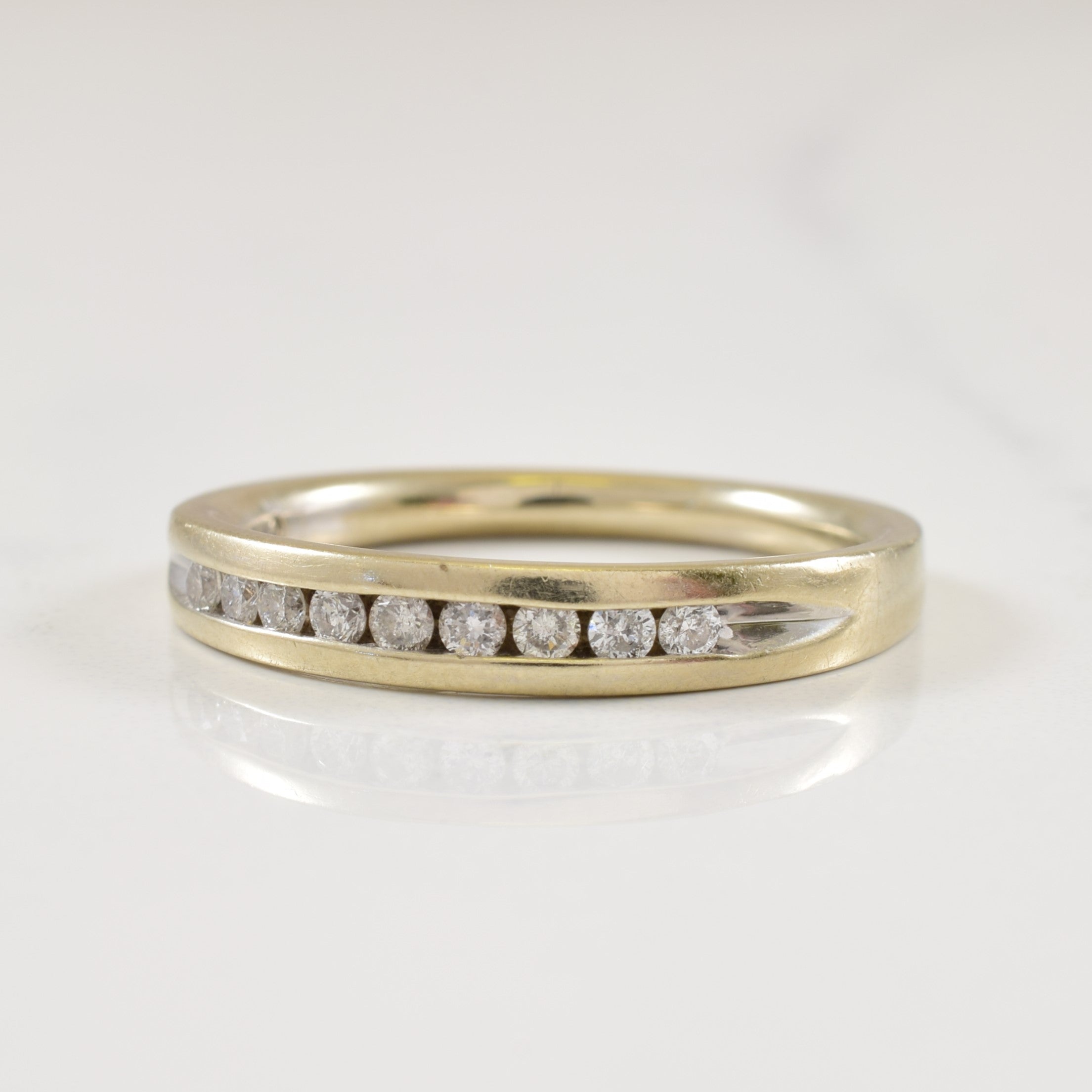 Channel Set Diamond Ring | 0.18ctw | SZ 8.5 |