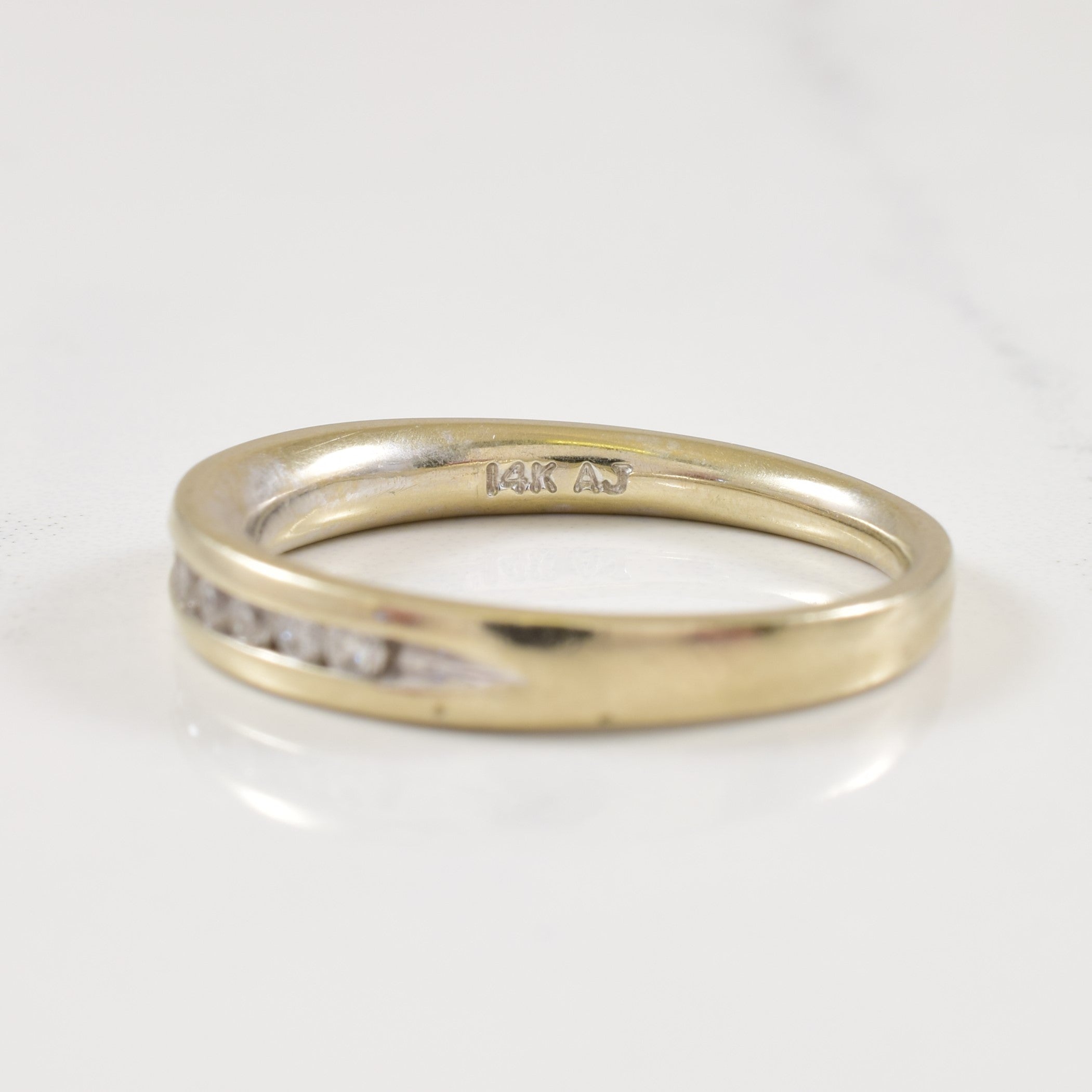 Channel Set Diamond Ring | 0.18ctw | SZ 8.5 |