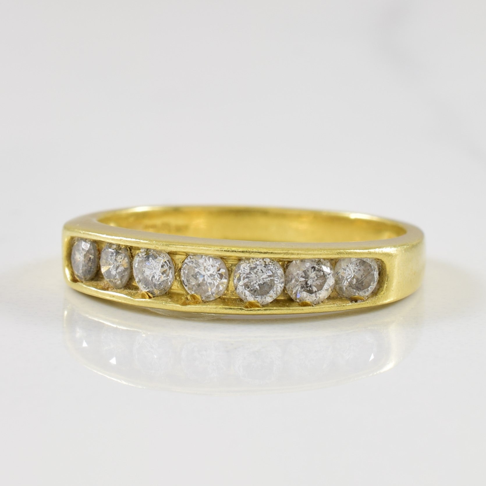 Semi Eternity Diamond Ring | 0.50ctw | SZ 6.25 |
