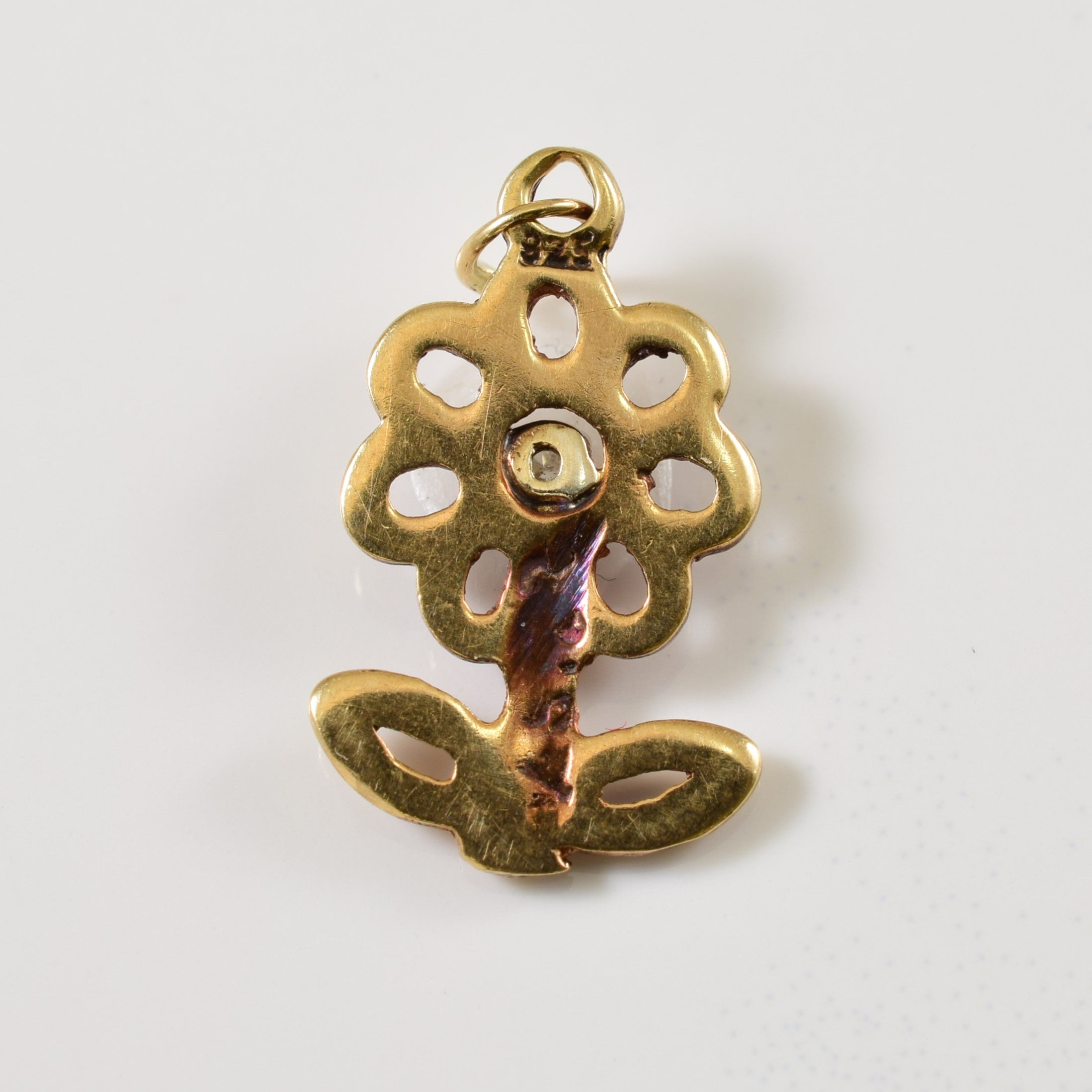 Diamond Flower Pendant | 0.03ct |