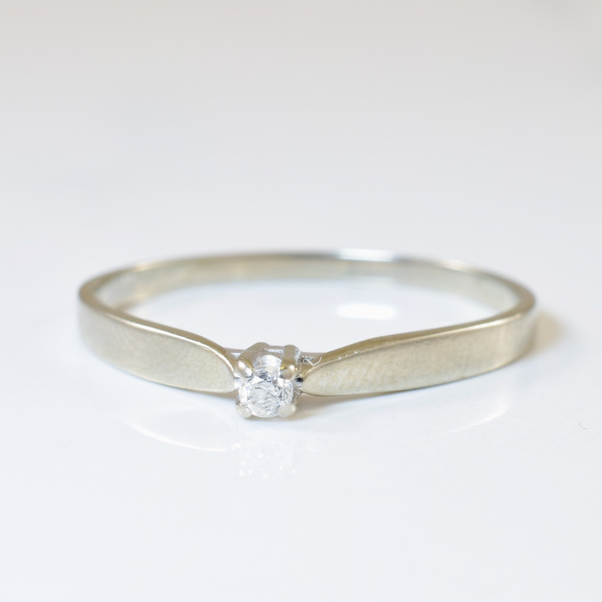 Solitaire Diamond Ring | 0.03ct | SZ 8.5 |