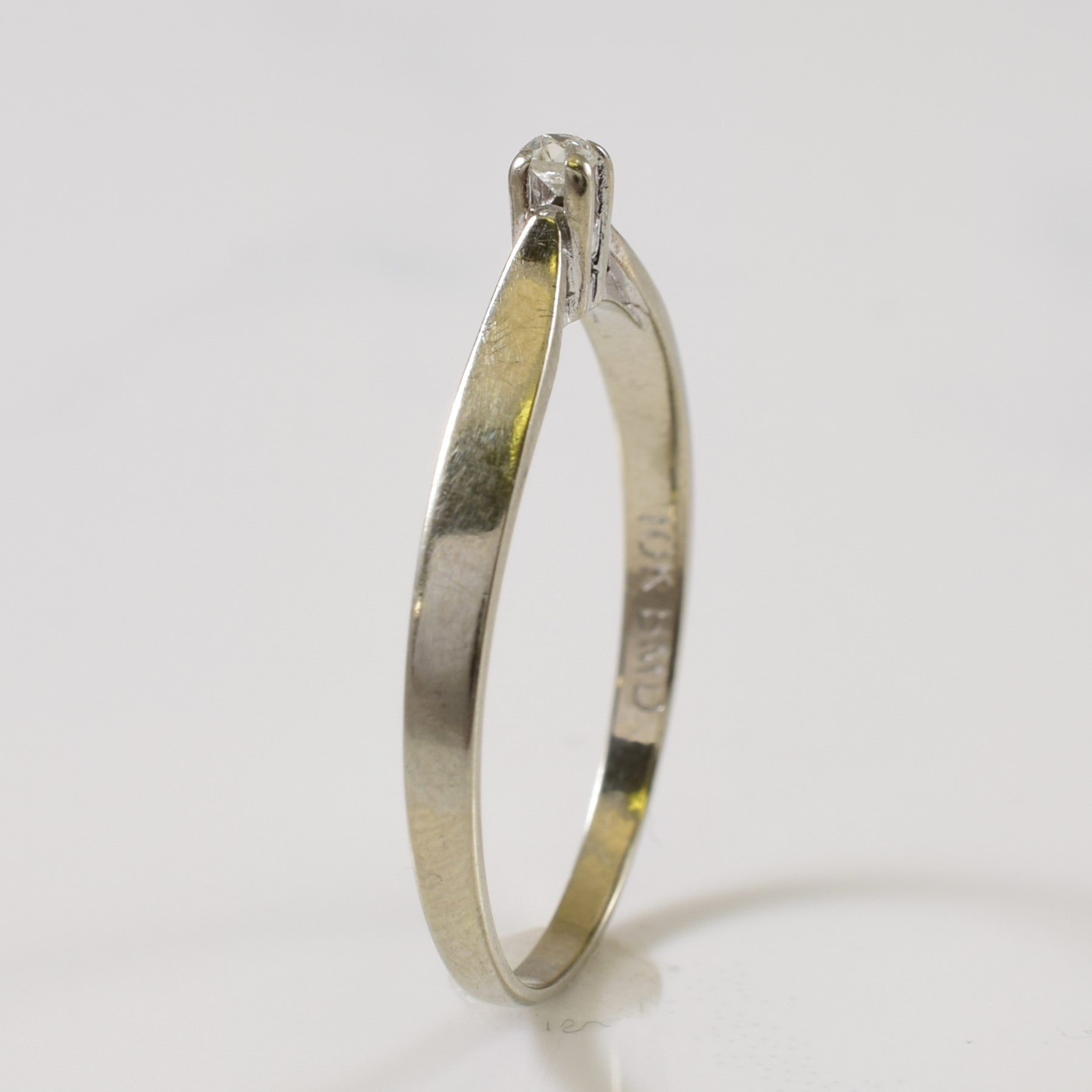 Solitaire Diamond Ring | 0.03ct | SZ 8.5 |