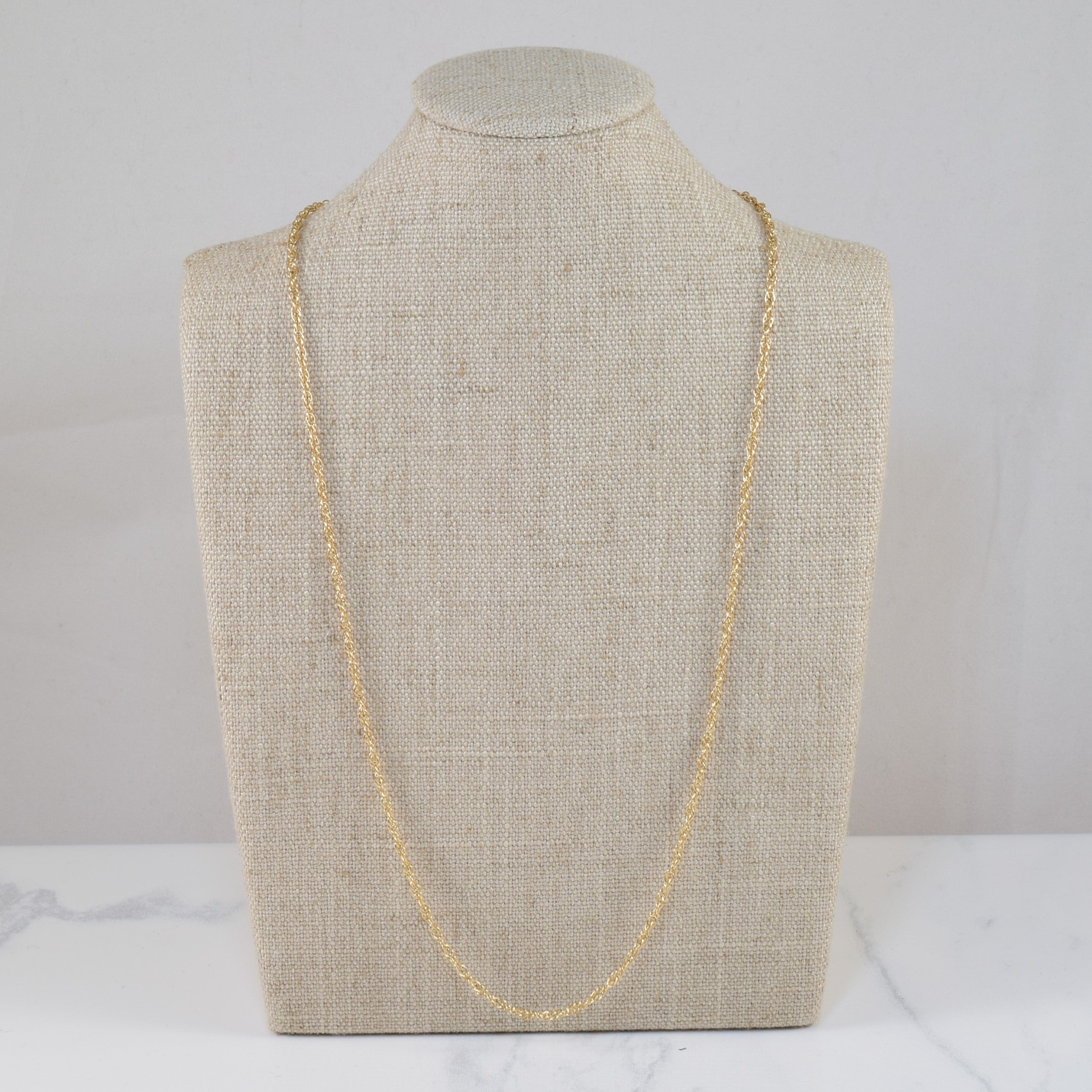 10k Yellow Gold Prince of Whales Chain | 18.25" |