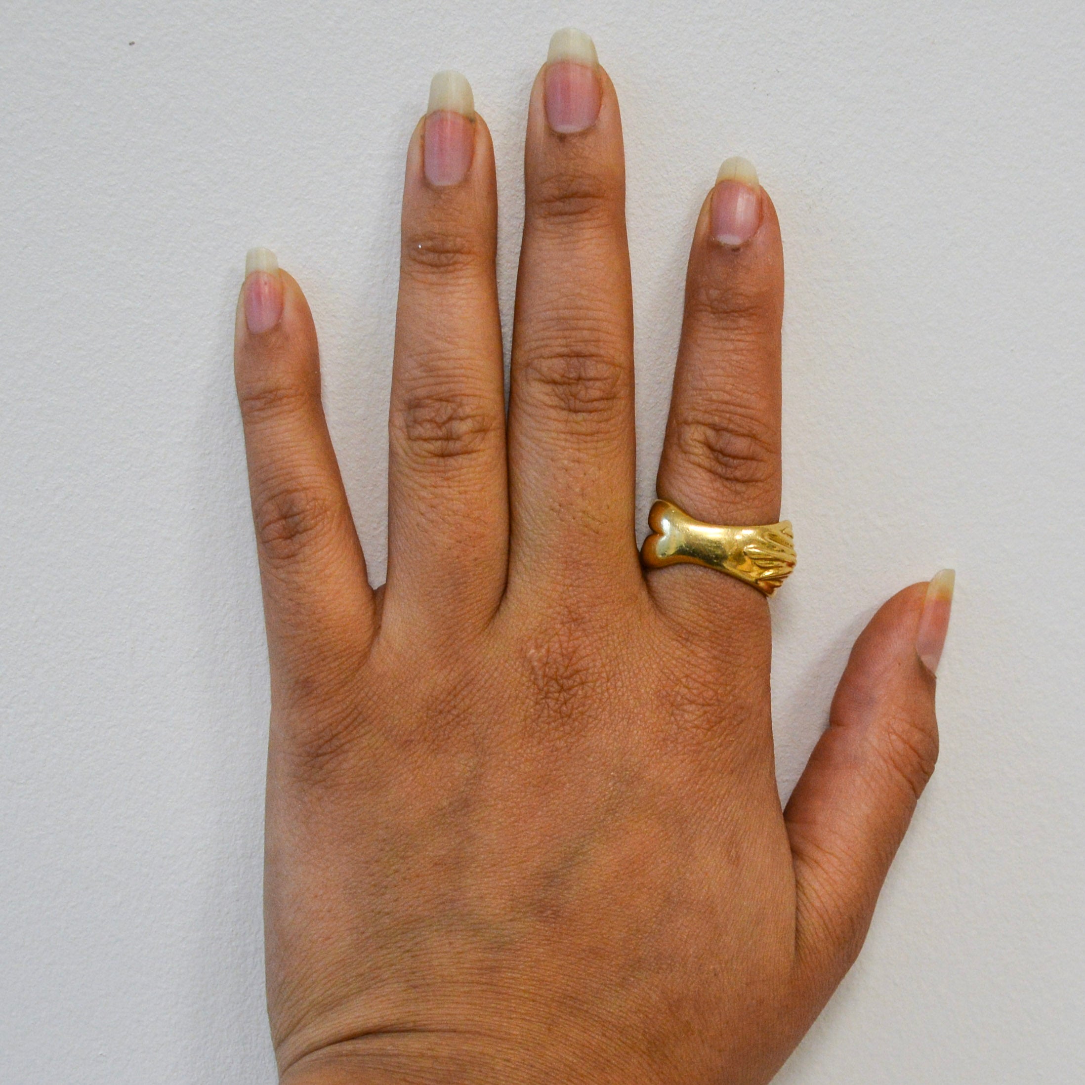 Yellow Gold Female Yoga Ring | SZ 10.25 |