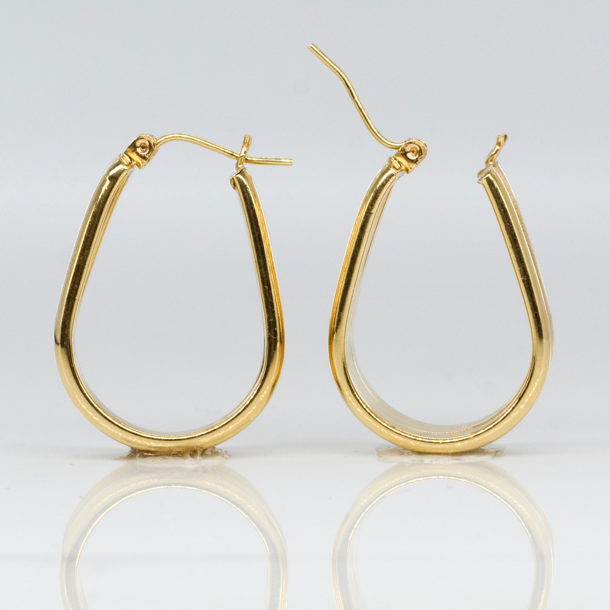 14k Yellow Gold Triple Layered Hoops |