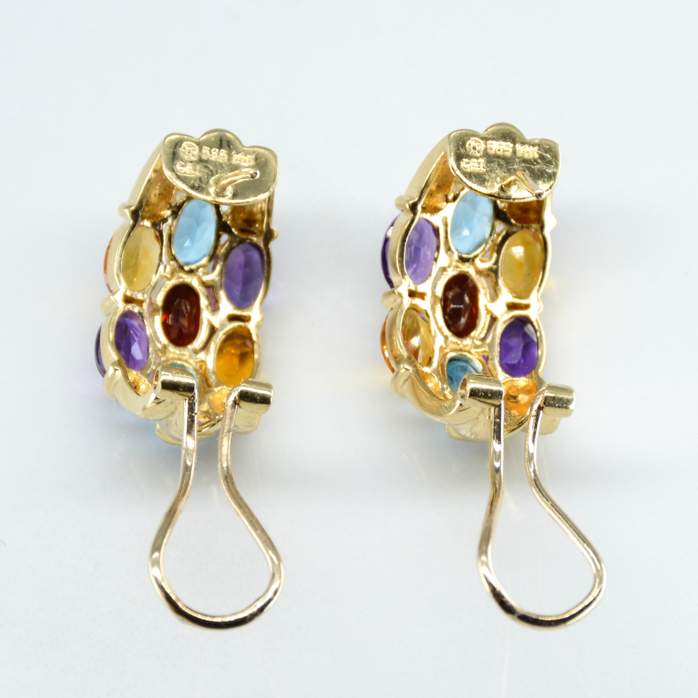 Multi Gem Drop Earrings | 5.00ctw |