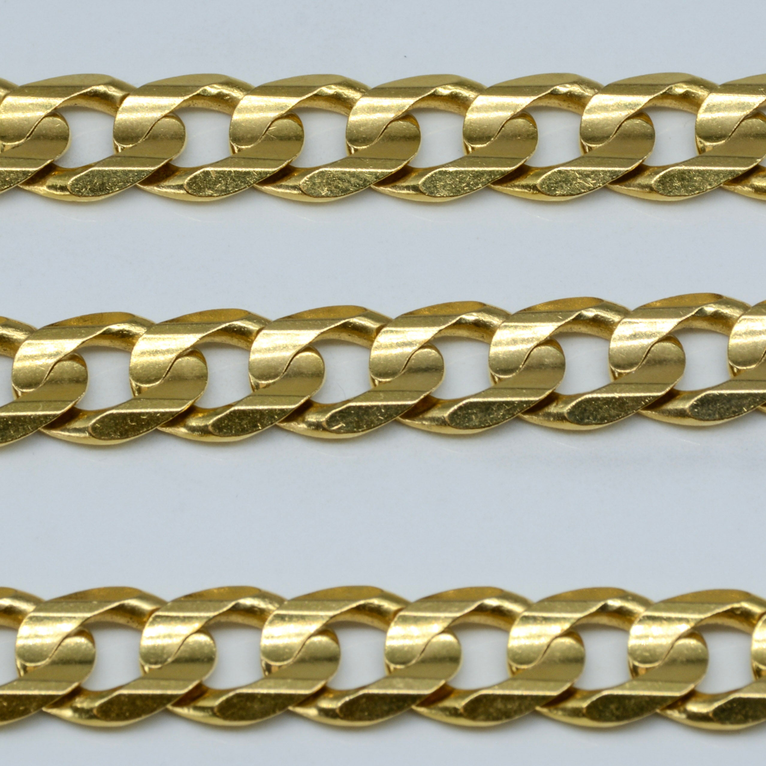 Heavy Yellow Gold Curb Chain | 24" |
