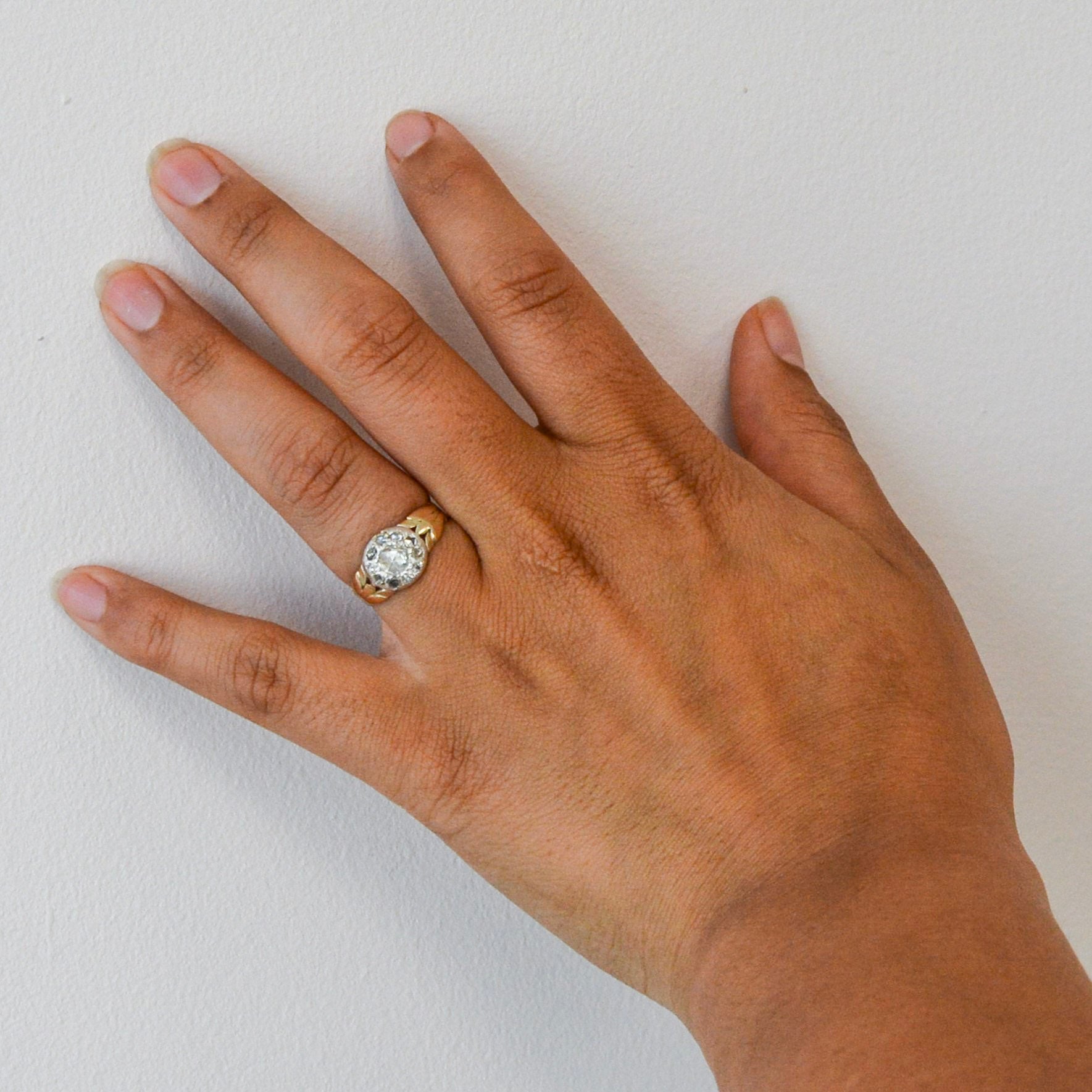 Georgian Era Rose Cut Diamond Ring | 0.60ctw | SZ 7.25 |