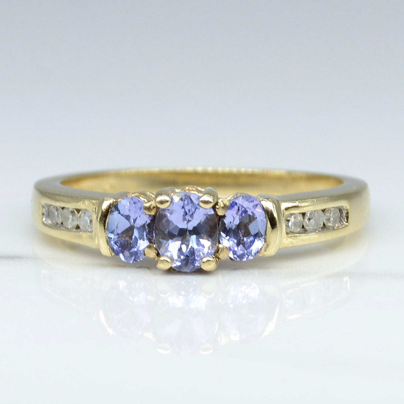 Bague en tanzanite : passé, présent et futur | Taille 7 |