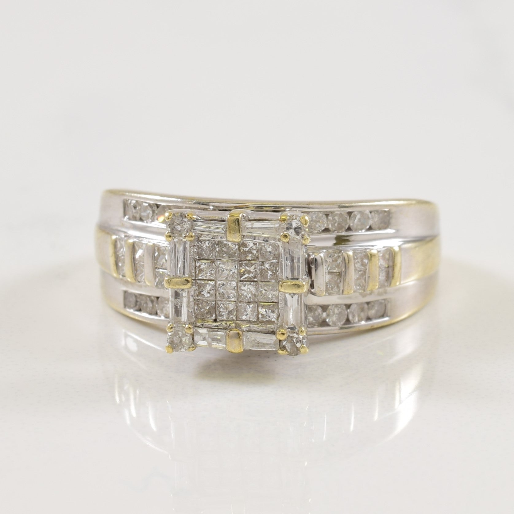 Diamond Cluster Set Ring | 0.52ctw | SZ 7.25 |