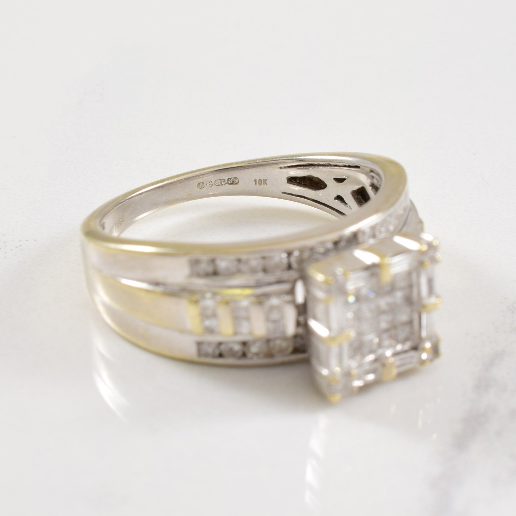 Diamond Cluster Set Ring | 0.52ctw | SZ 7.25 |