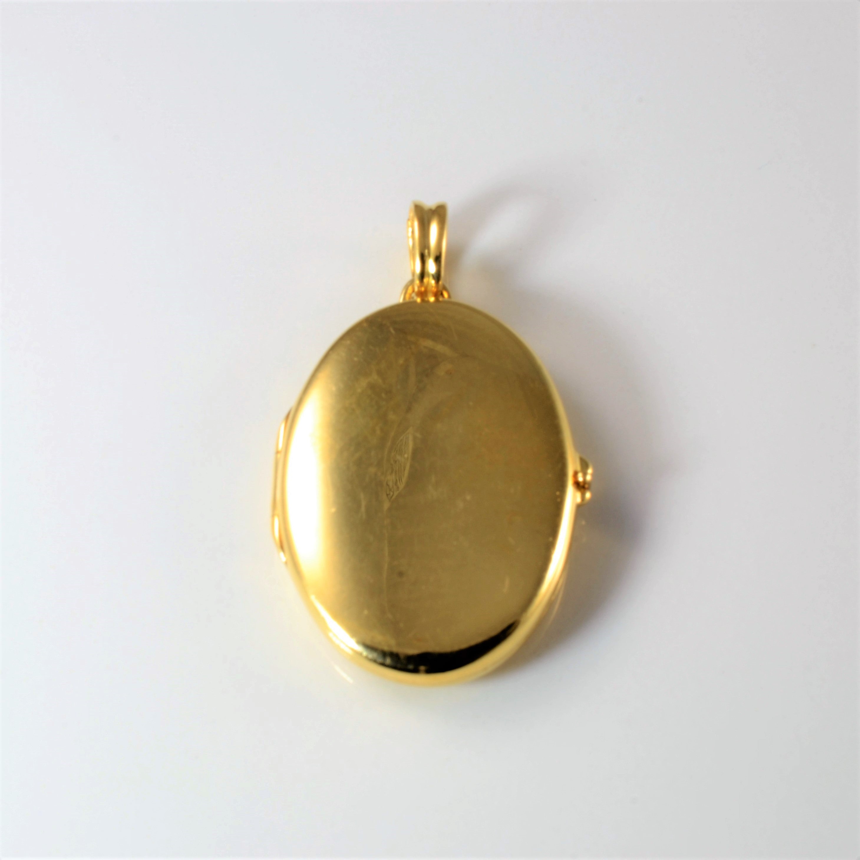 'Tiffany & Co' Vintage Locket 18k Yellow Gold