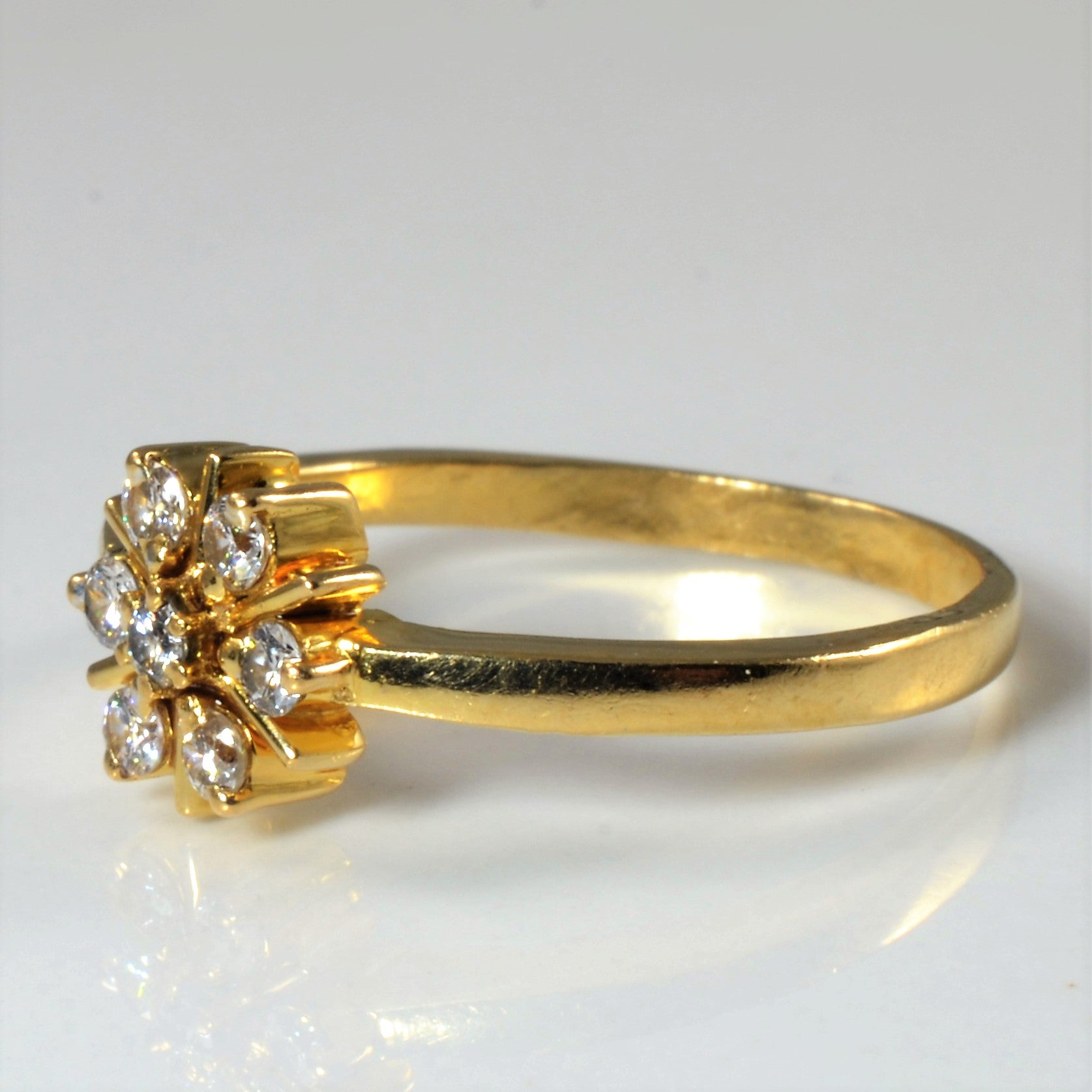 Bague en diamants en grappe | 0,28 ct | Taille 7,25 |