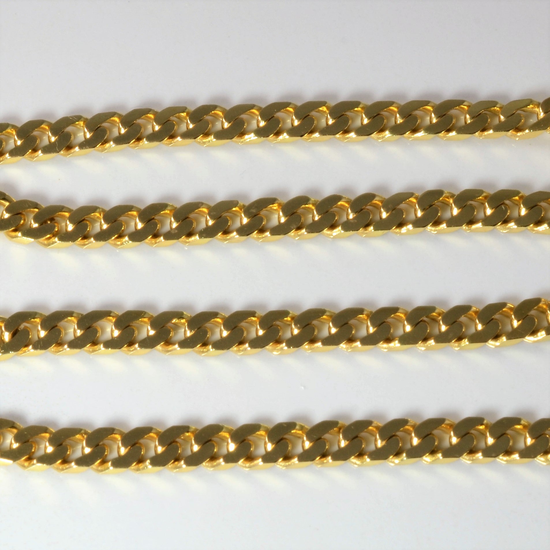 18k Yellow Gold Curb Chain | 22" |