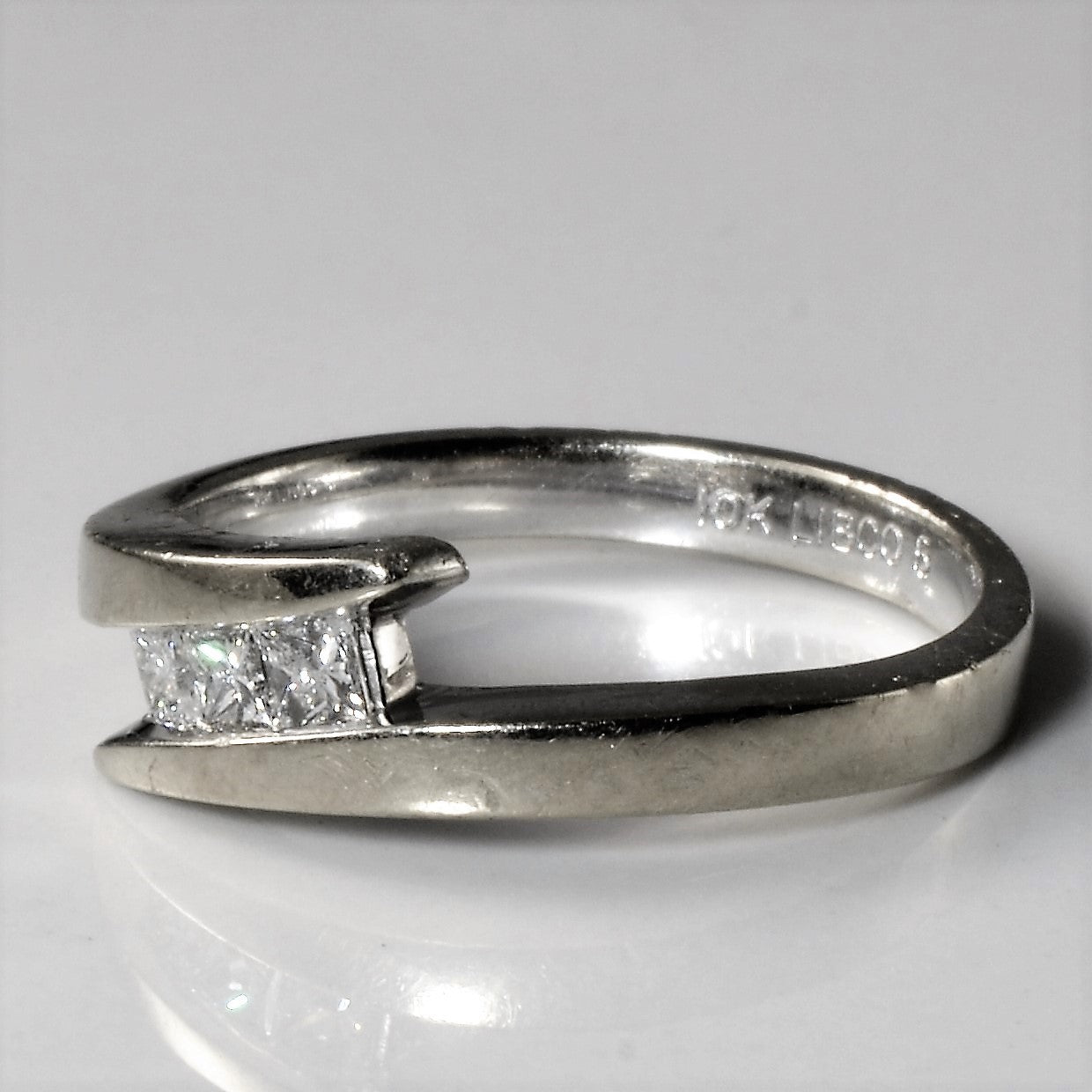 Bypass Princess Diamond Ring | 0.30ctw | SZ 5.5 |