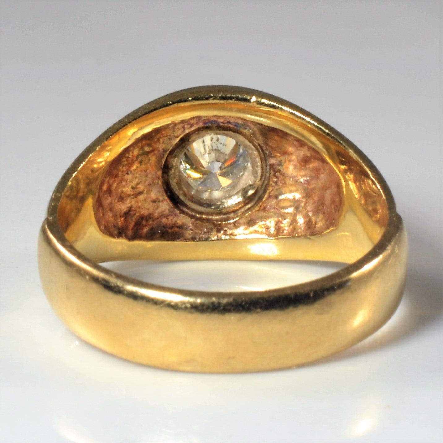 Illusion Solitaire Diamond Wide Ring | 0.55ct | SZ 9.25 |