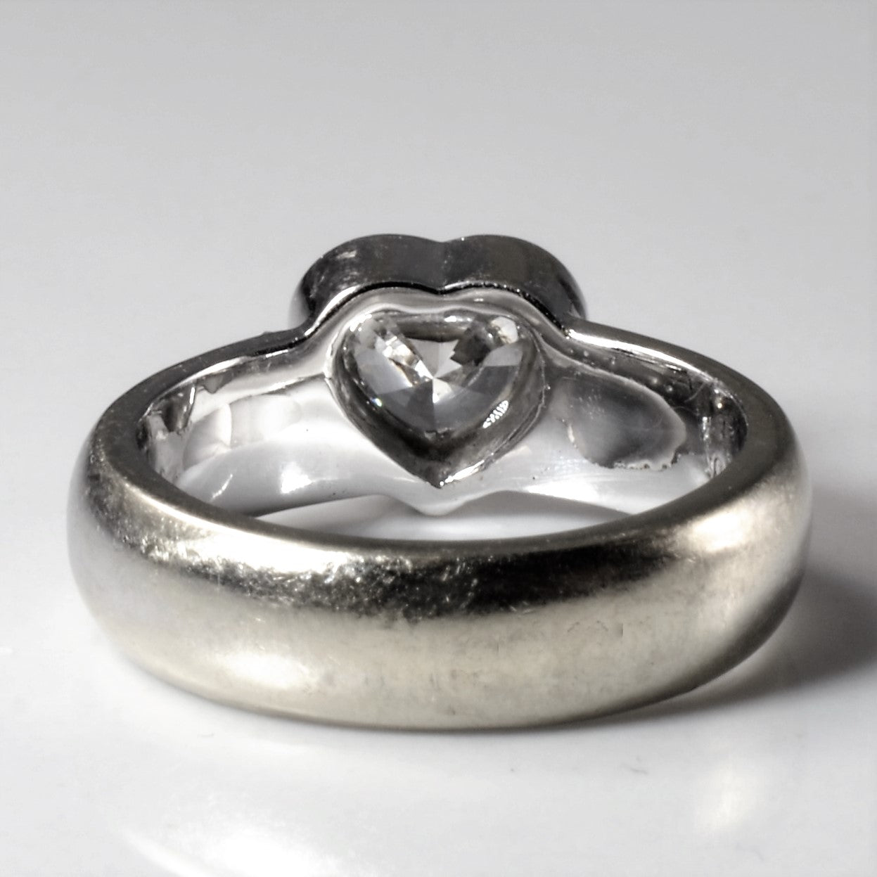 Solitaire Heart Diamond Engagement Ring | 1.01ct | SZ 4.25 |