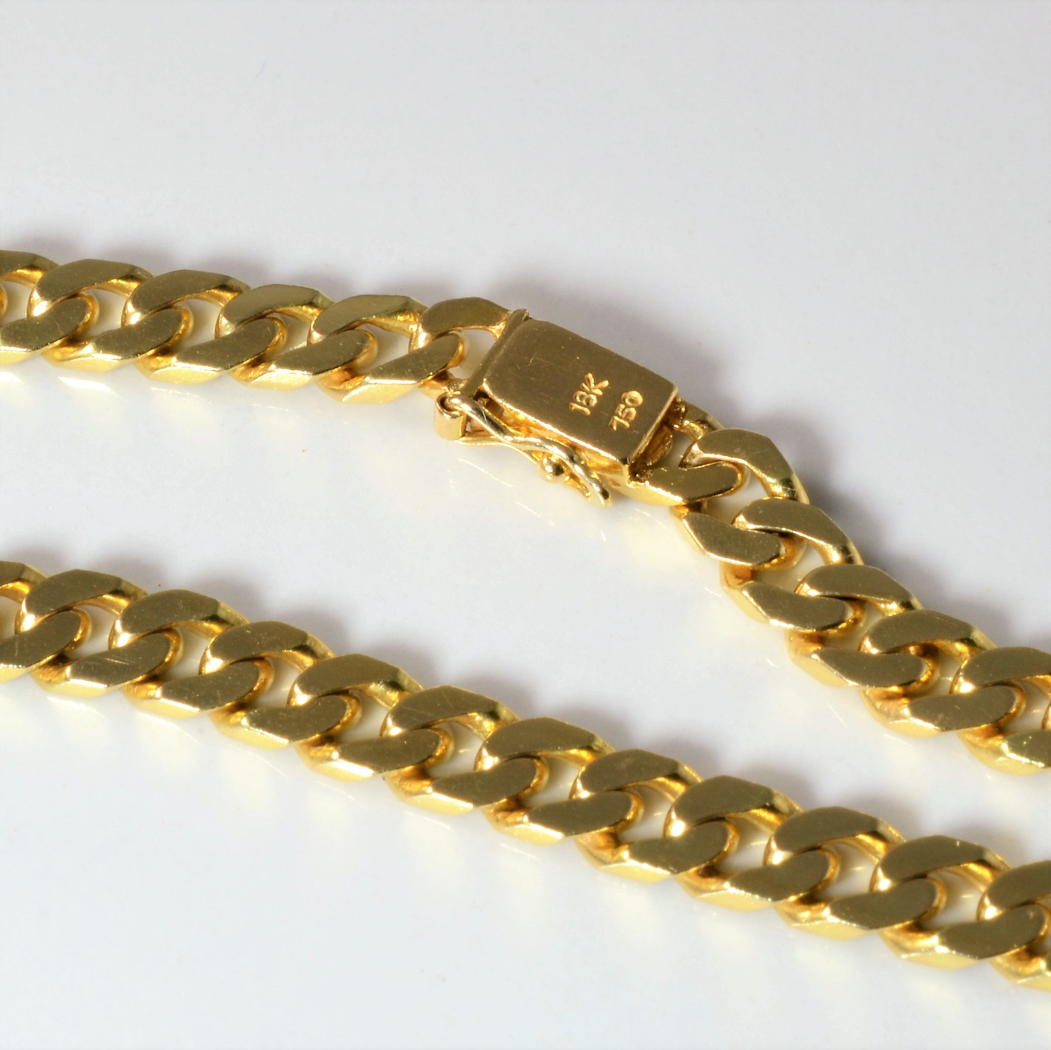 18k Yellow Gold Curb Chain | 22" |