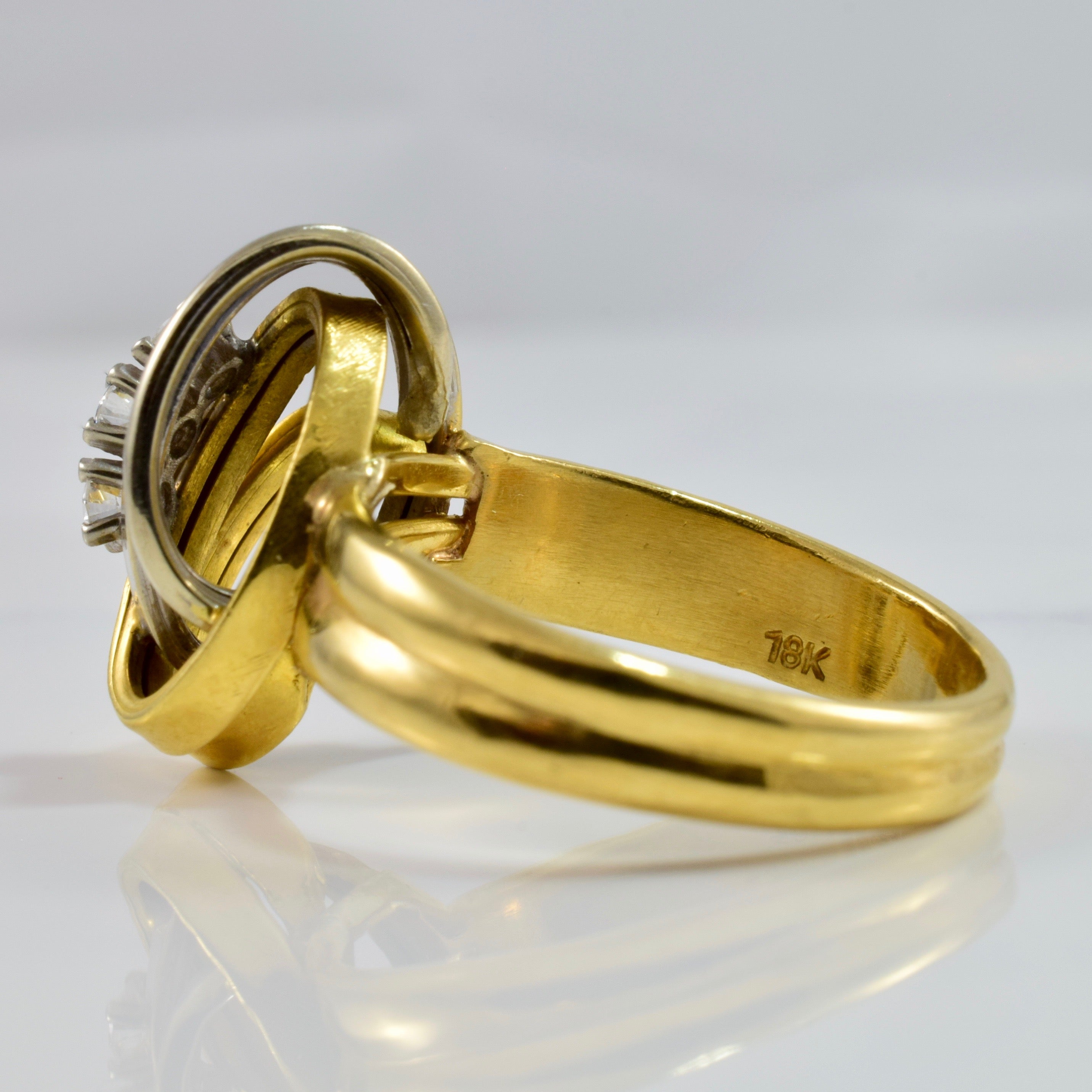 Diamond Knot Ring | 0.21 ctw SZ 11 |