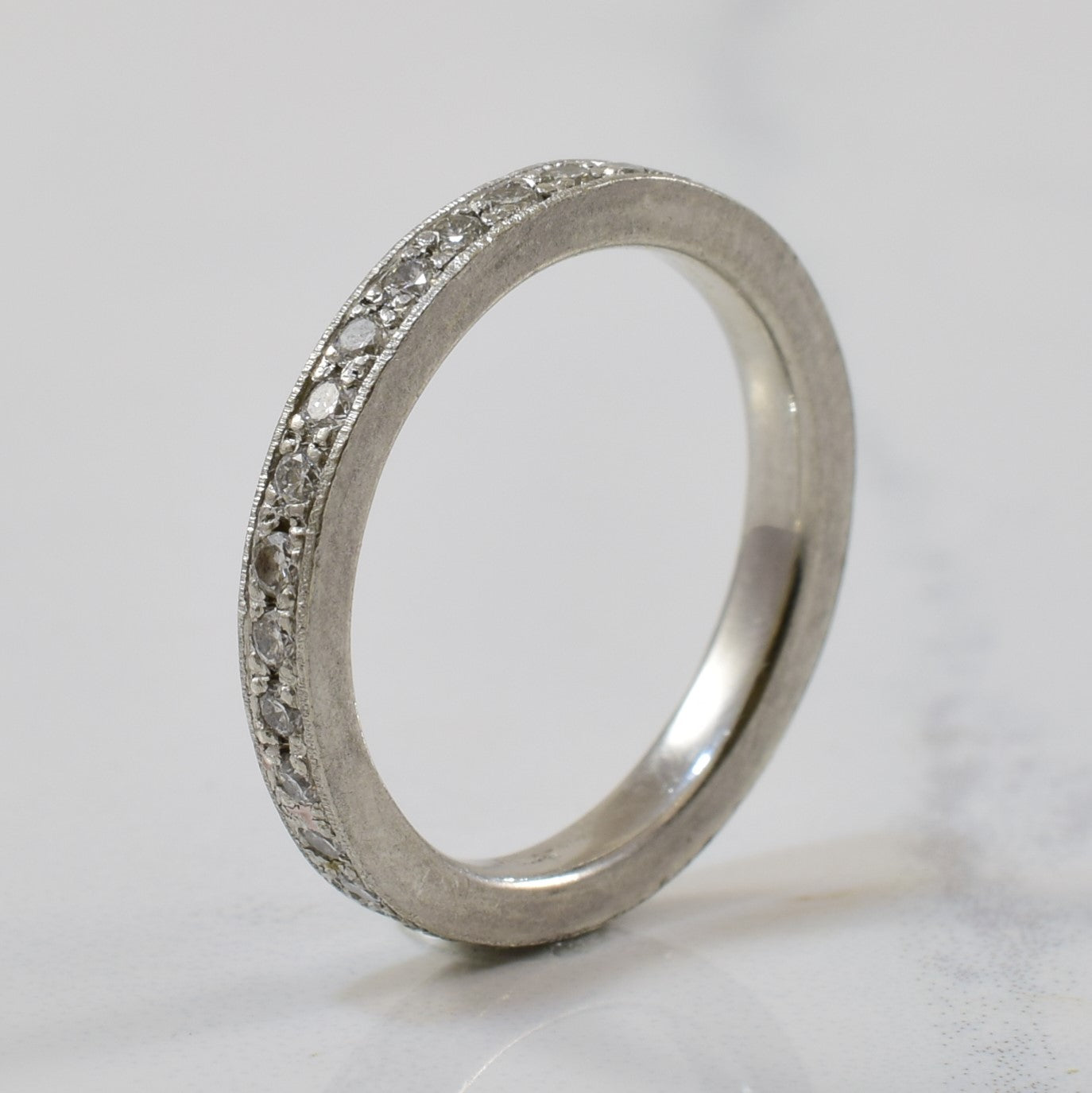 Platinum Eternity Band | 0.48ctw | SZ5.5 |