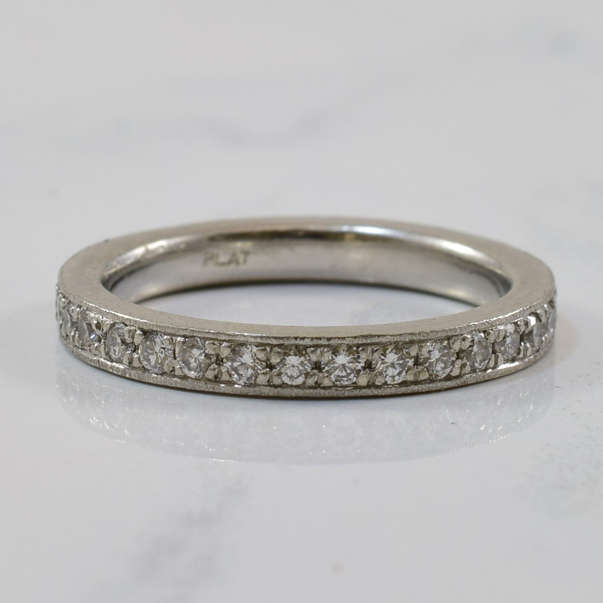 Platinum Eternity Band | 0.48ctw | SZ5.5 |