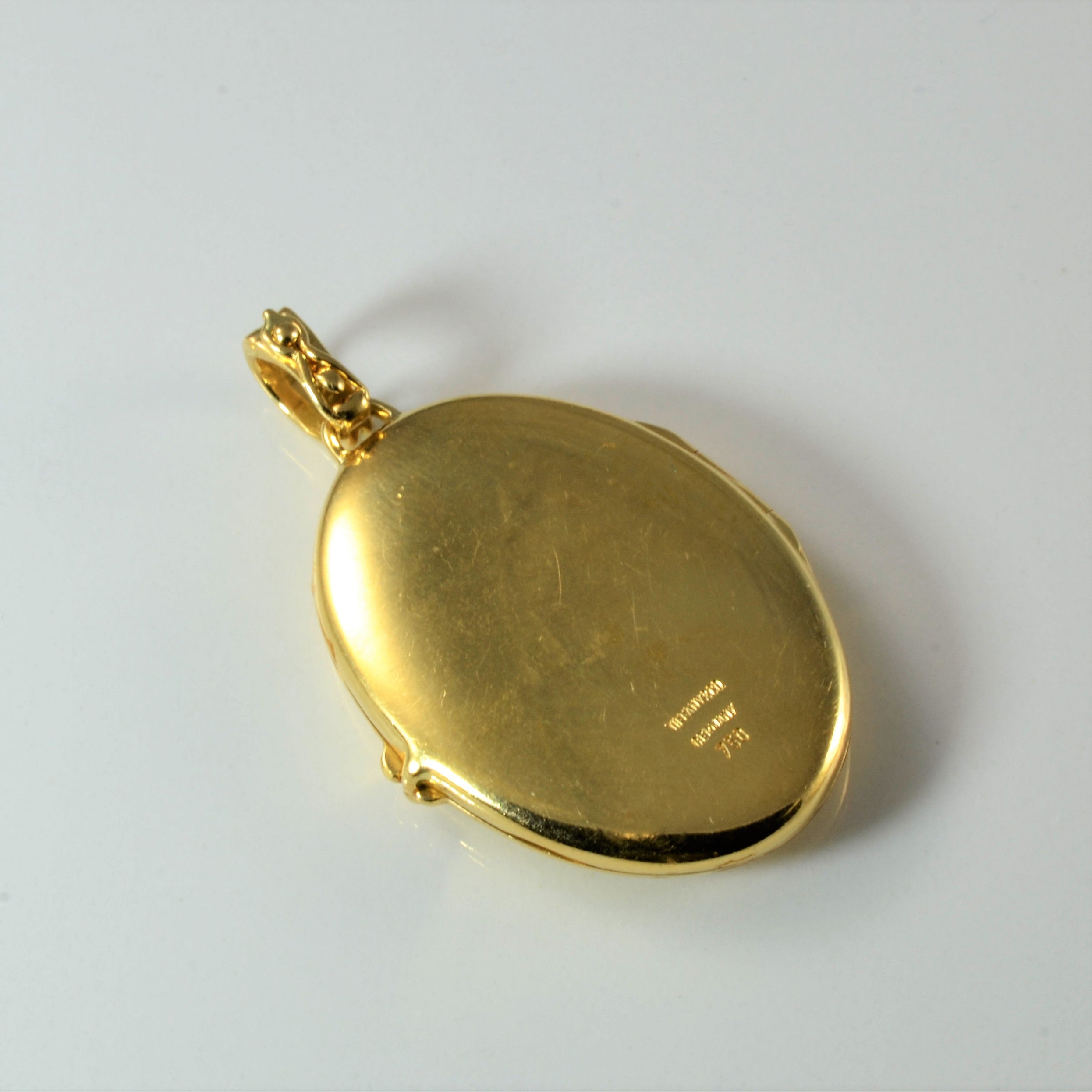 'Tiffany & Co' Vintage Locket 18k Yellow Gold