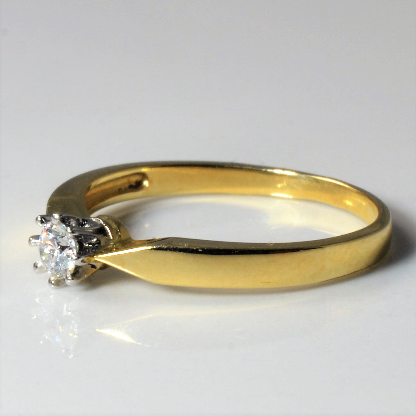 Six Prong Diamond Ring | 0.14ct | SZ 5 |