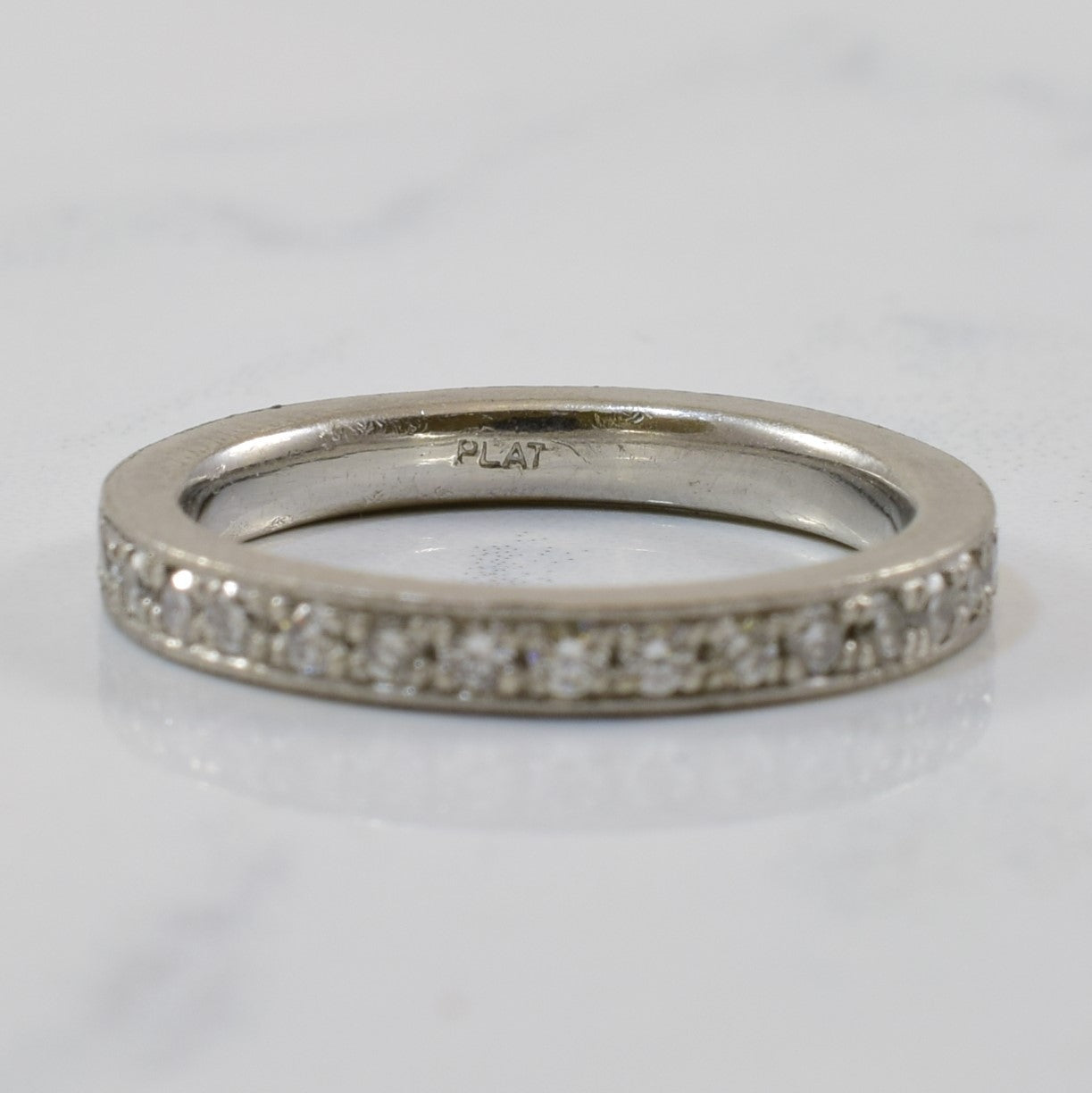 Platinum Eternity Band | 0.48ctw | SZ5.5 |
