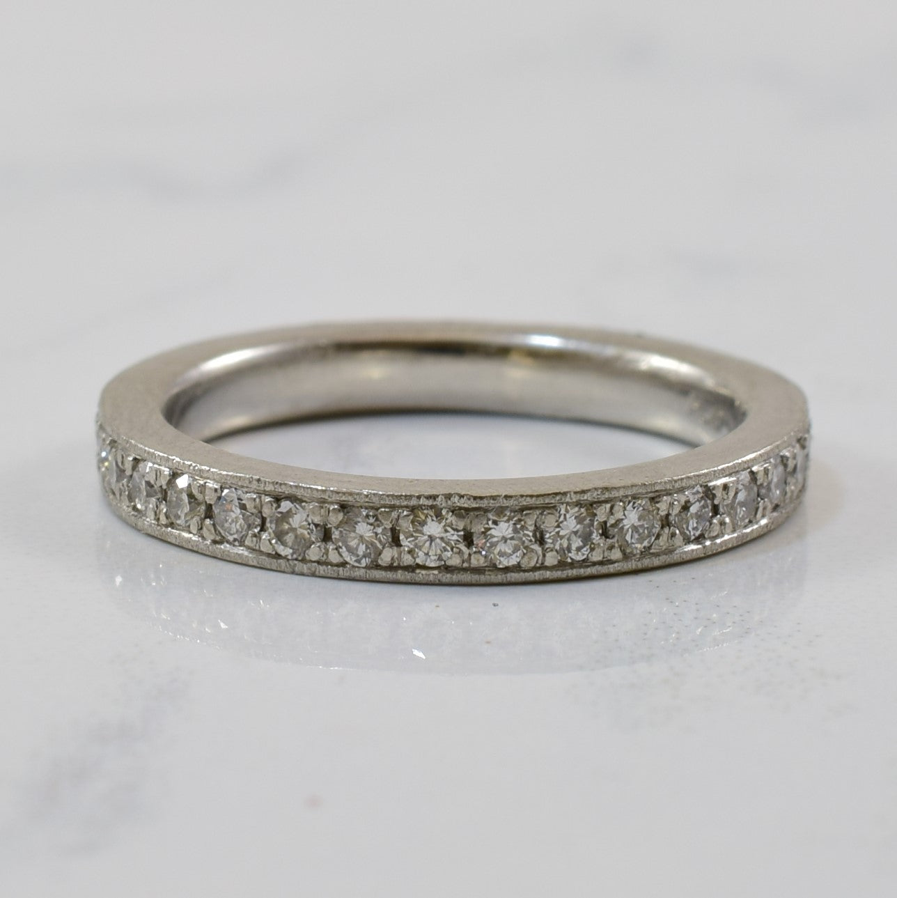 Platinum Eternity Band | 0.48ctw | SZ5.5 |