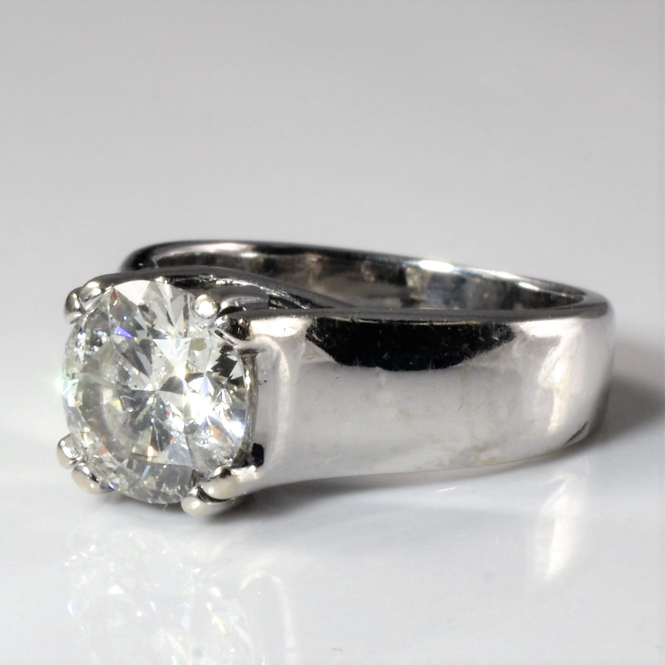 Criss Cross Gallery Solitaire Engagement Ring | 2.01ct | SZ 6 |