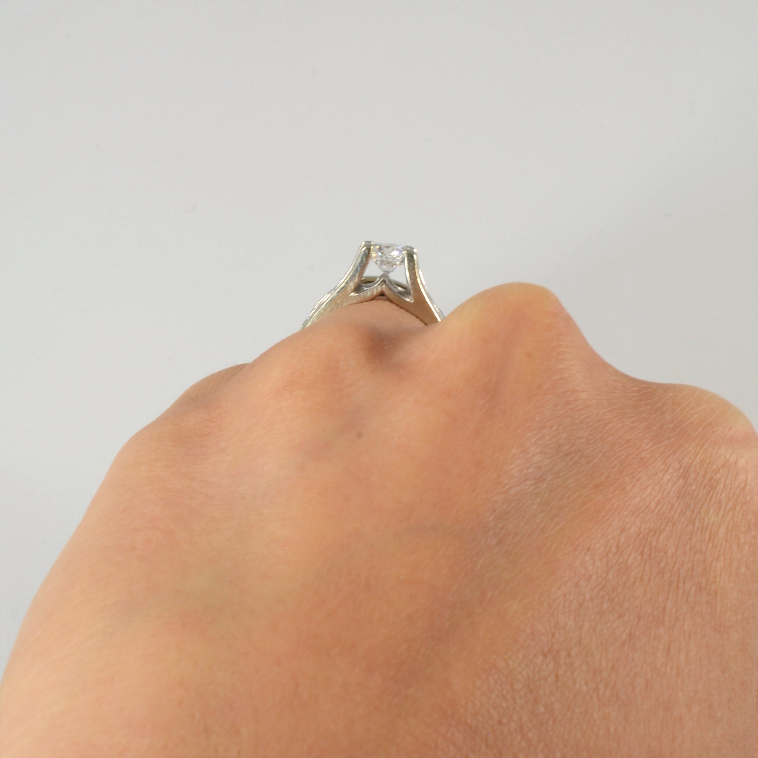 Channel Diamond Wedding Ring Set | 1.42ctw | SZ 5 |