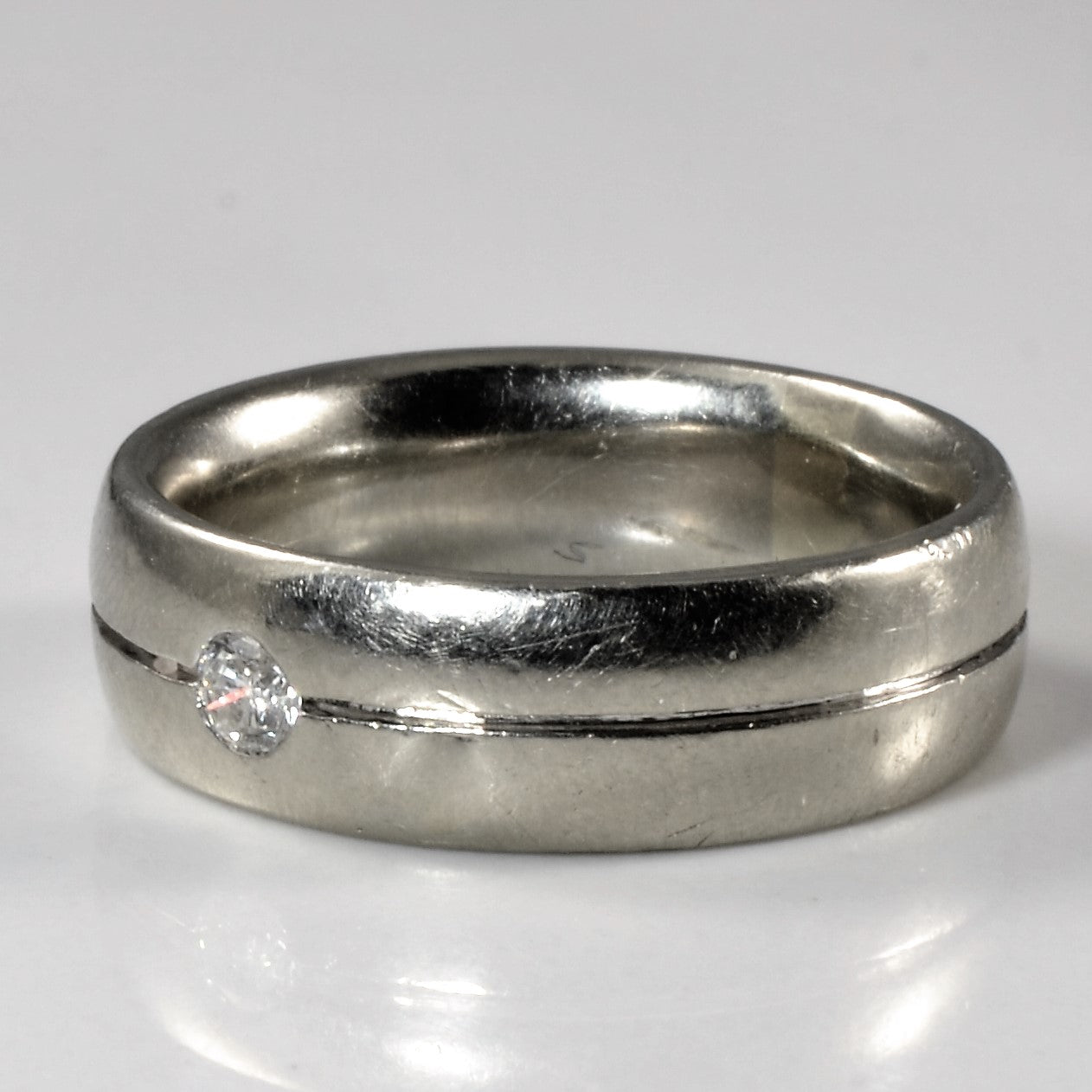 Flush Set Diamond Band | 0.18ct | SZ 8.25 |