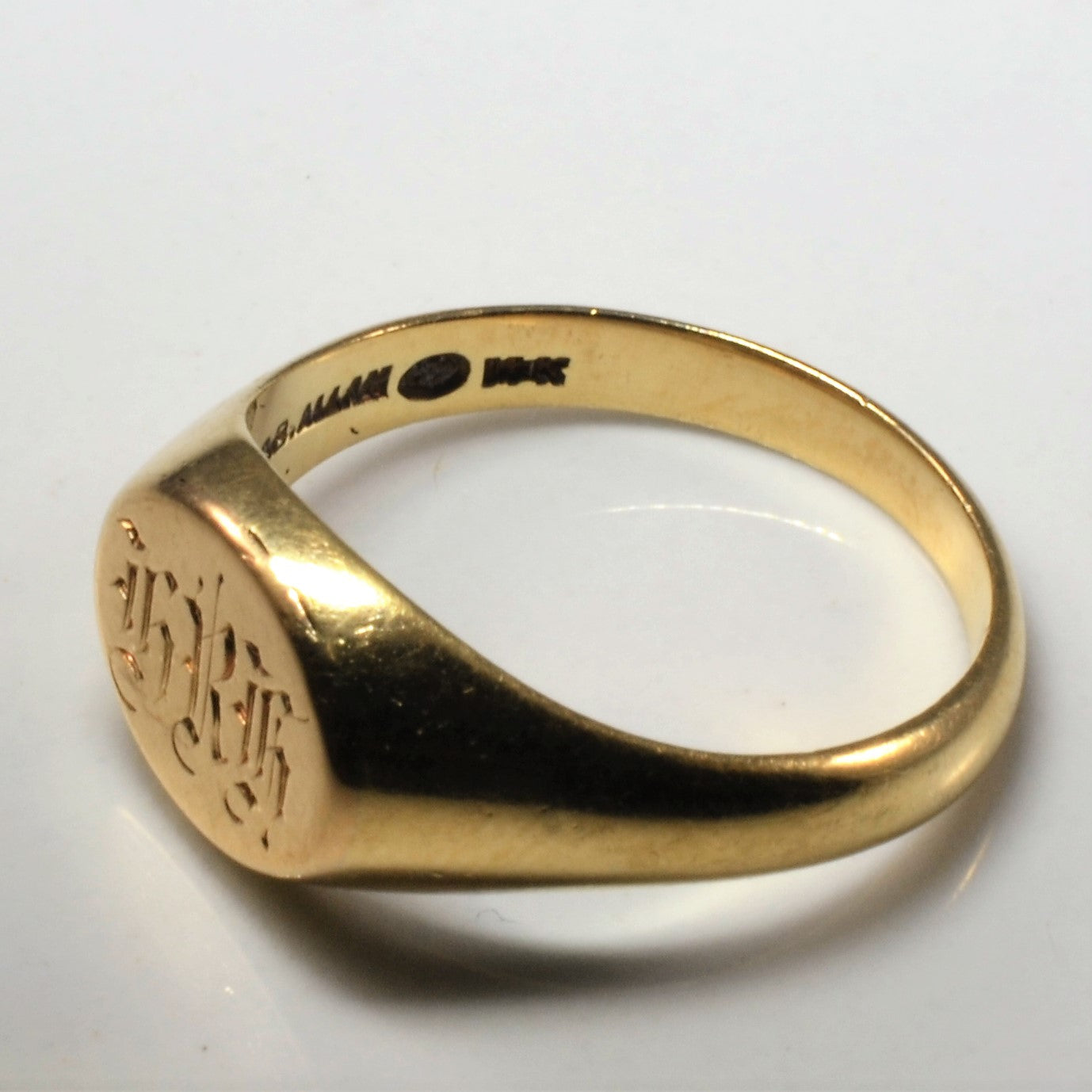 Initial 'GRG' Signet Ring | SZ 6.25 |