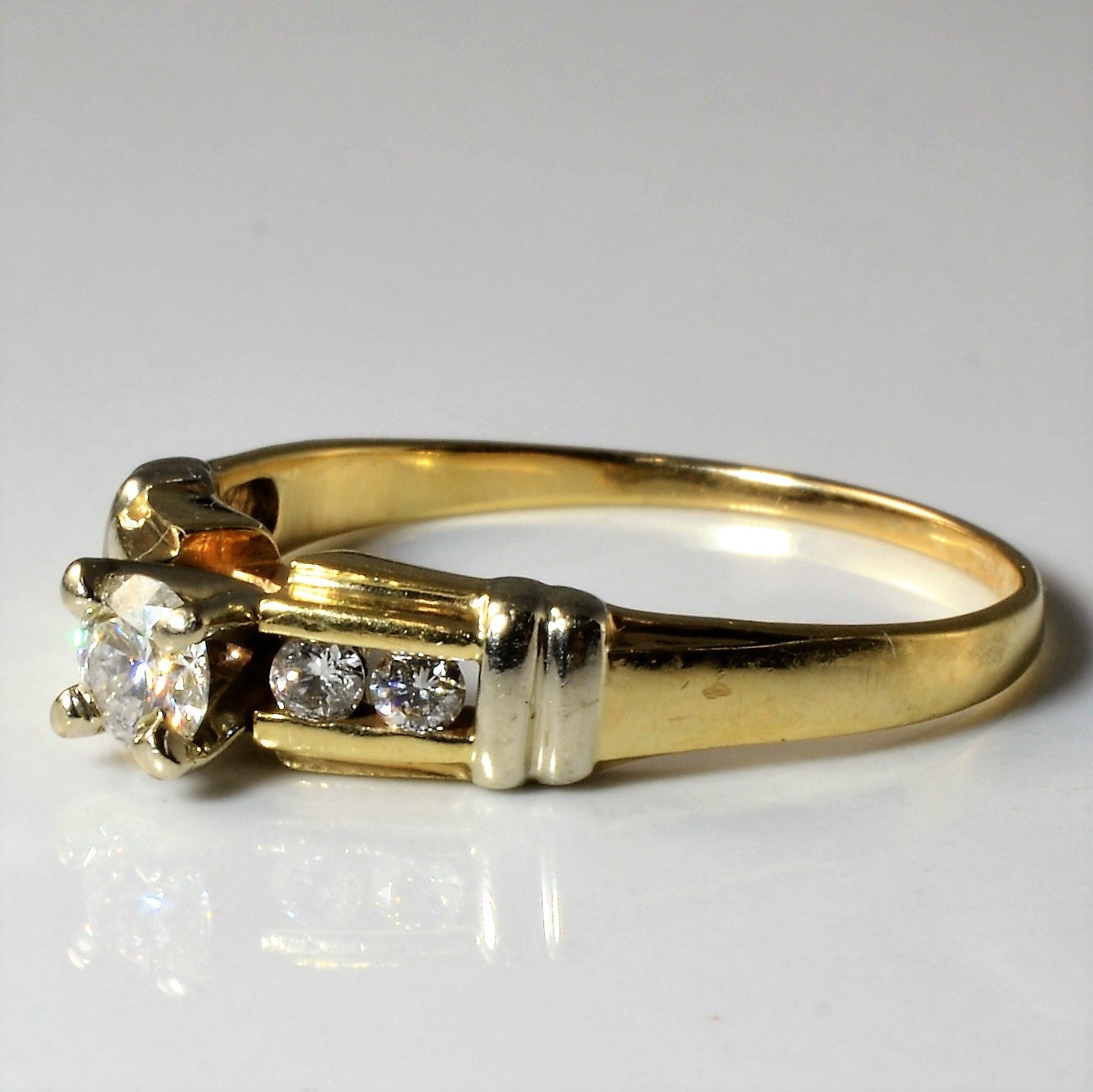 Five Stone Diamond Engagement Ring | 0.44ctw | SZ 10 |