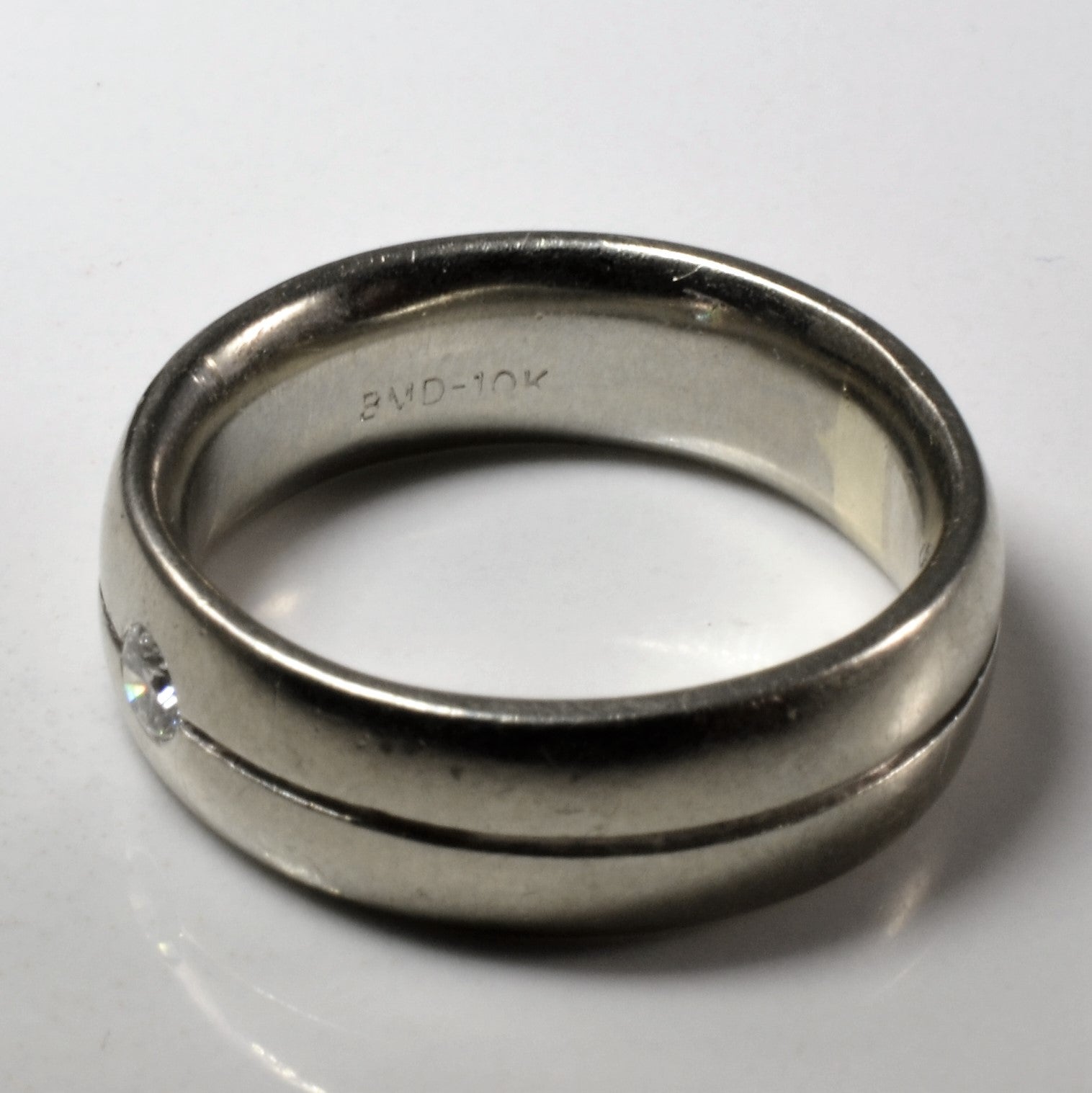 Flush Set Diamond Band | 0.18ct | SZ 8.25 |