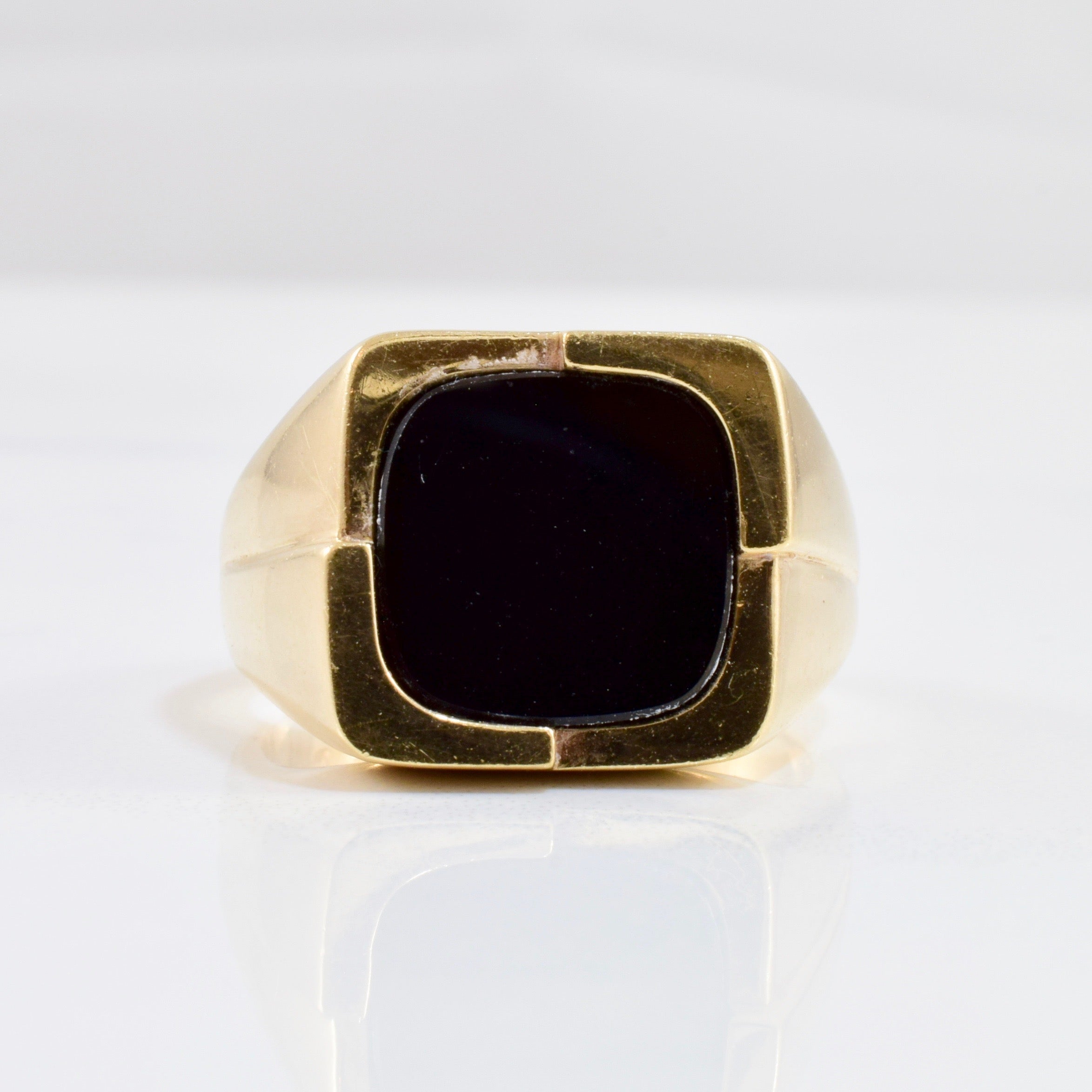 Bague en onyx noir | Taille 10,75 |